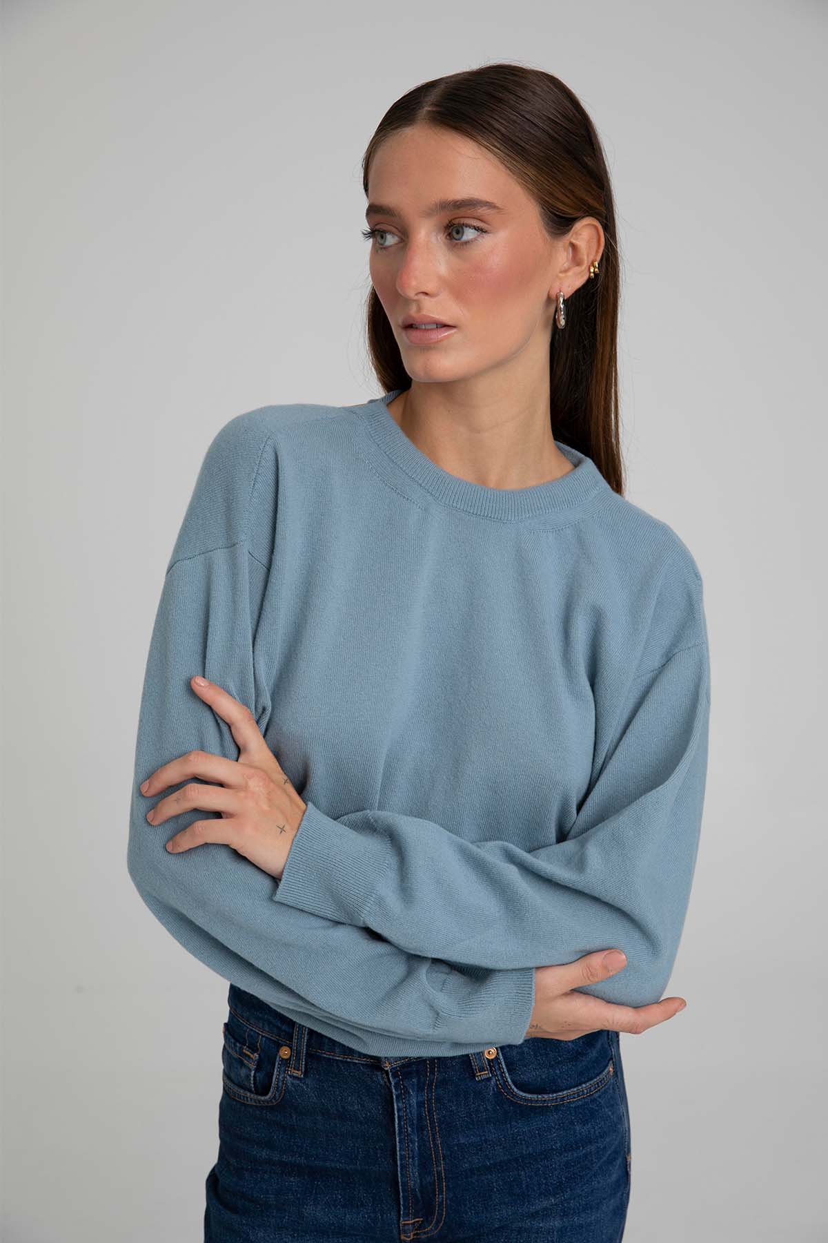 Semicouture Sırt Dekolteli Kaşmirli Yün Örgü Triko-Libas Trendy Fashion Store