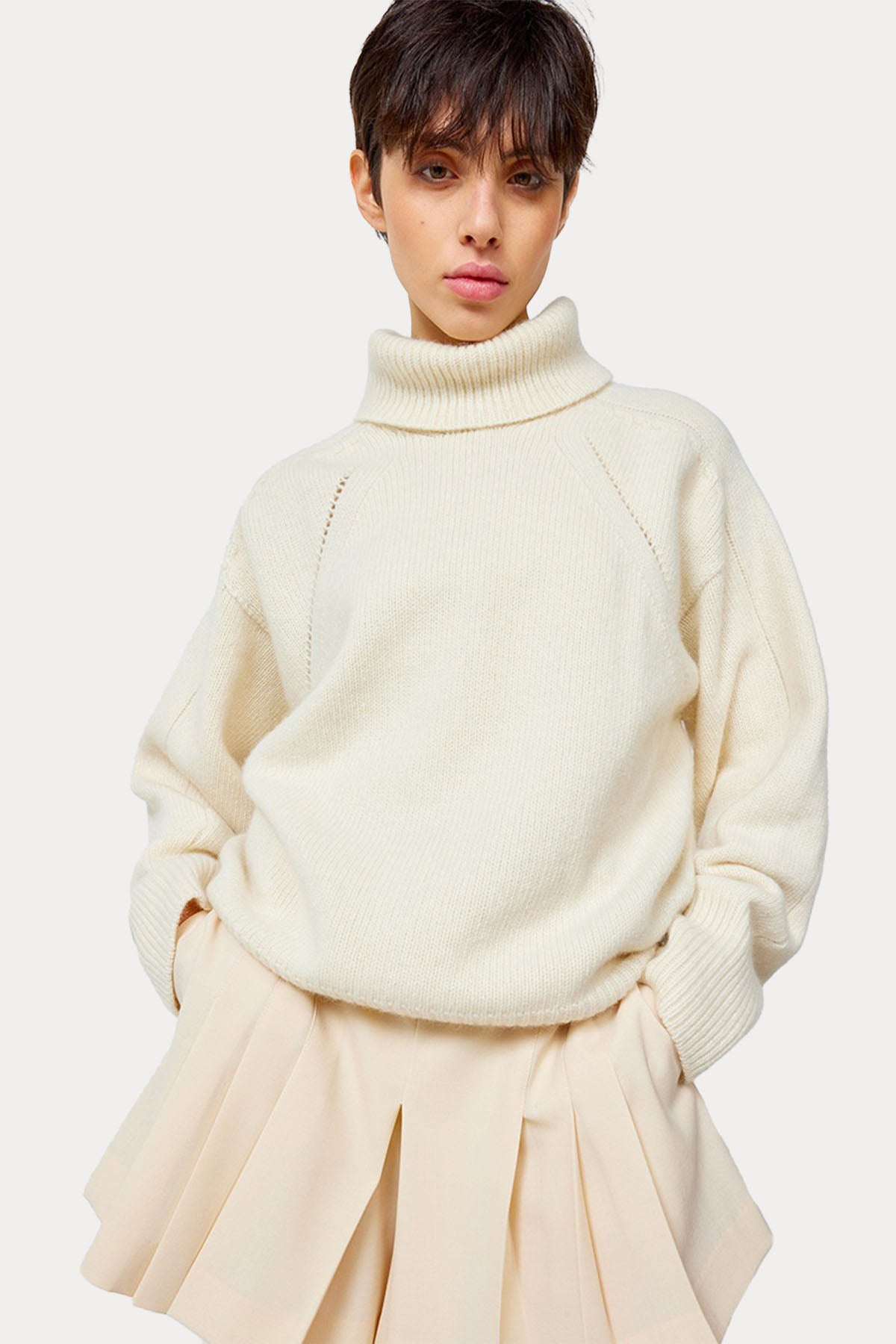 Semicouture Balıkçı Yaka Kaşmir Triko-Libas Trendy Fashion Store