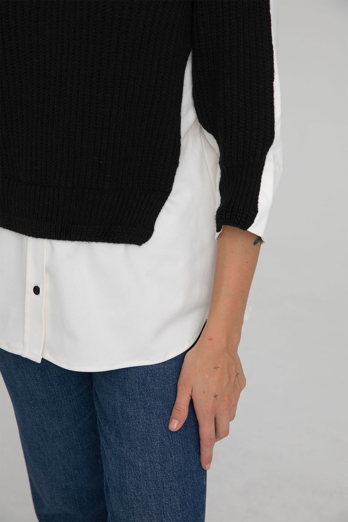 Semicouture Triko Detaylı Gömlek-Libas Trendy Fashion Store