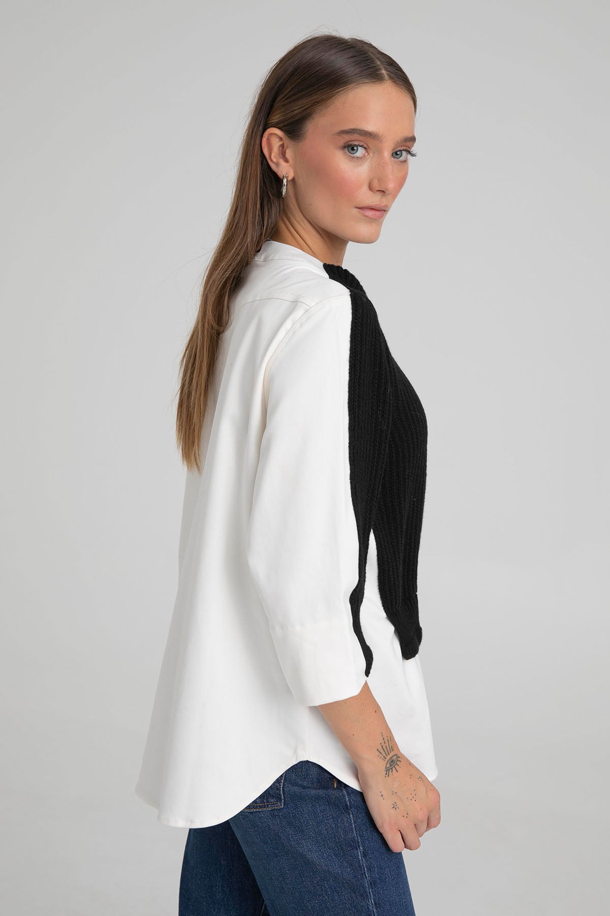 Semicouture Triko Detaylı Gömlek-Libas Trendy Fashion Store