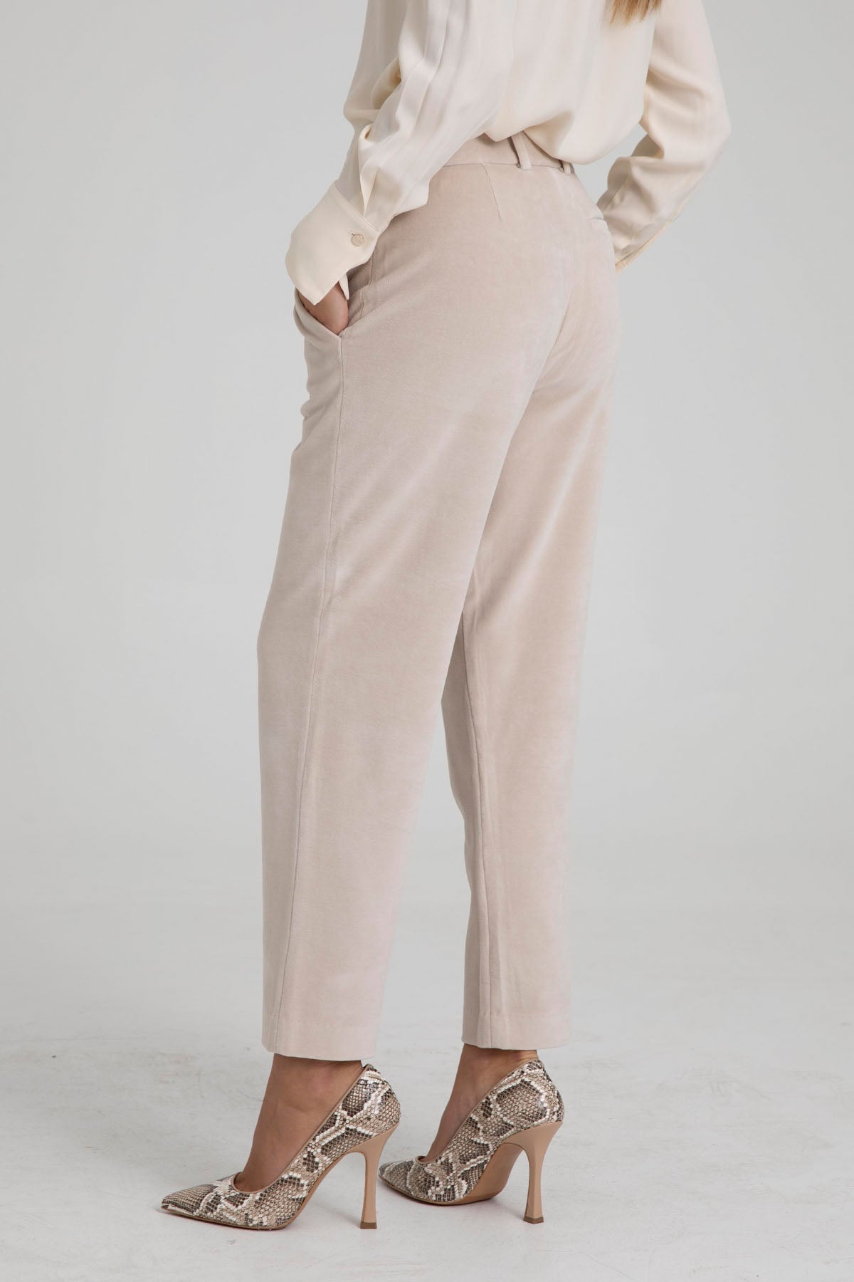 Circolo Yandan Cepli Kadife Pantolon-Libas Trendy Fashion Store