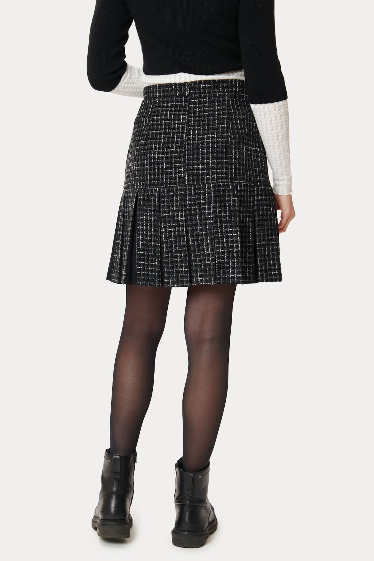 Rene Derhy Effie Pileli Mini Etek-Libas Trendy Fashion Store