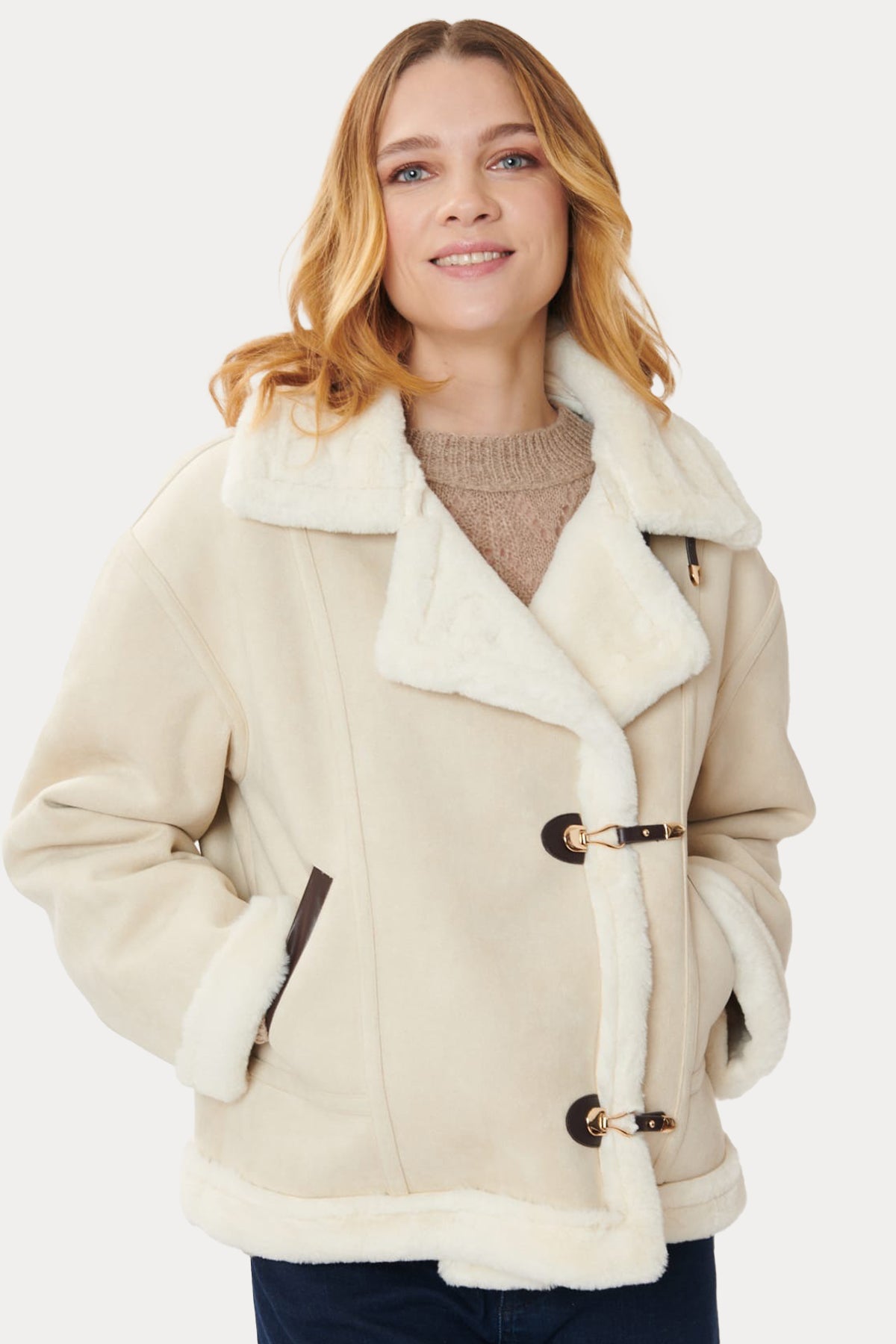 Rene Derhy Charlene Kürk Detaylı Shearling Mont-Libas Trendy Fashion Store