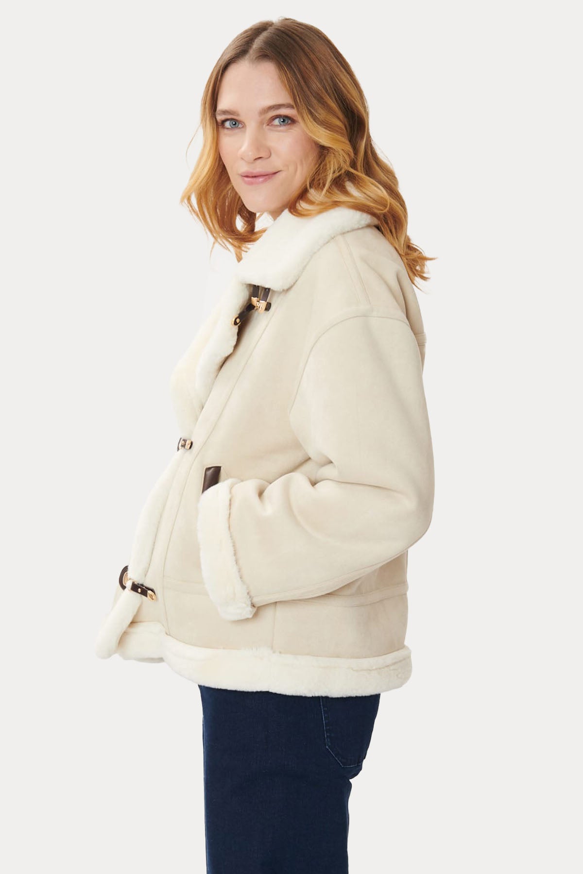 Rene Derhy Charlene Kürk Detaylı Shearling Mont-Libas Trendy Fashion Store