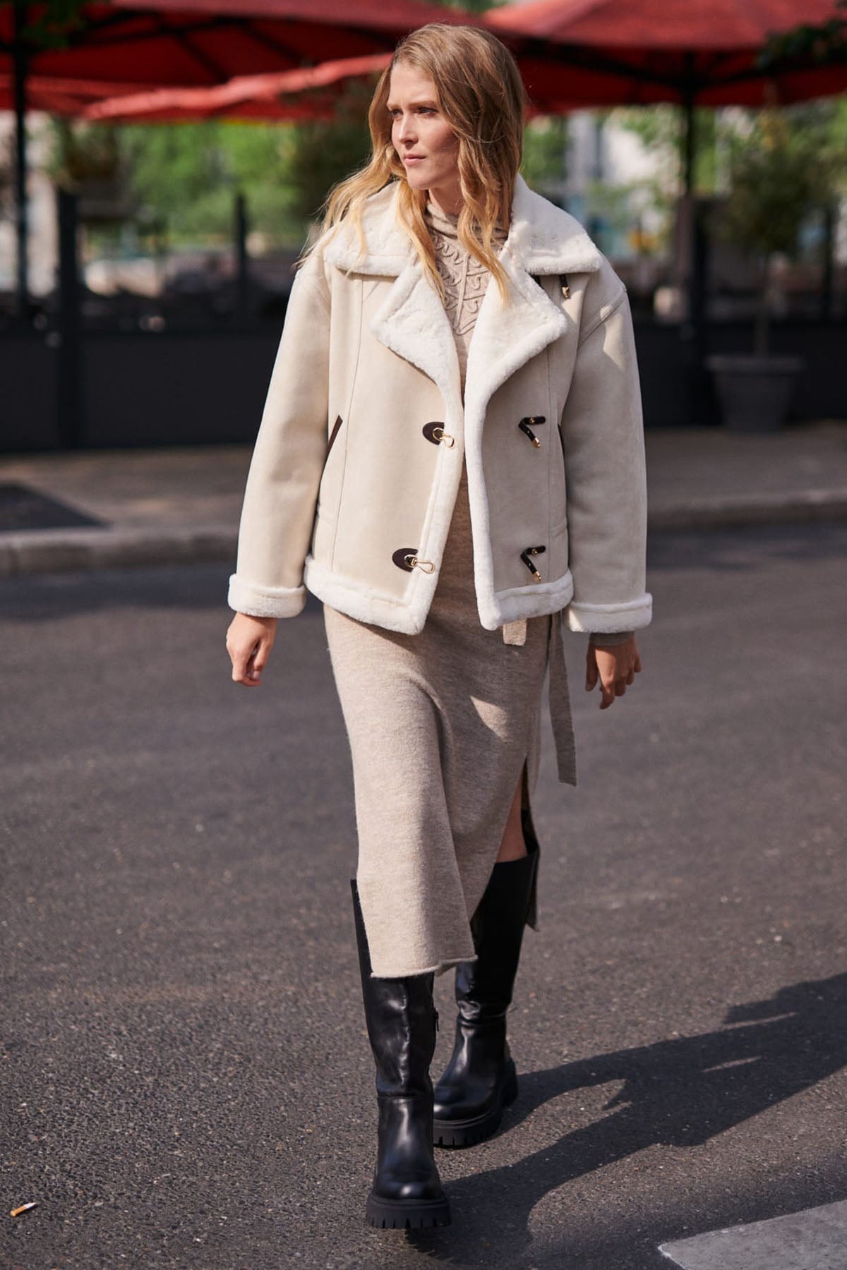 Rene Derhy Charlene Kürk Detaylı Shearling Mont-Libas Trendy Fashion Store