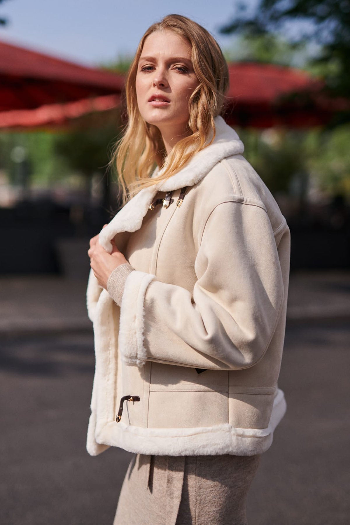 Rene Derhy Charlene Kürk Detaylı Shearling Mont-Libas Trendy Fashion Store