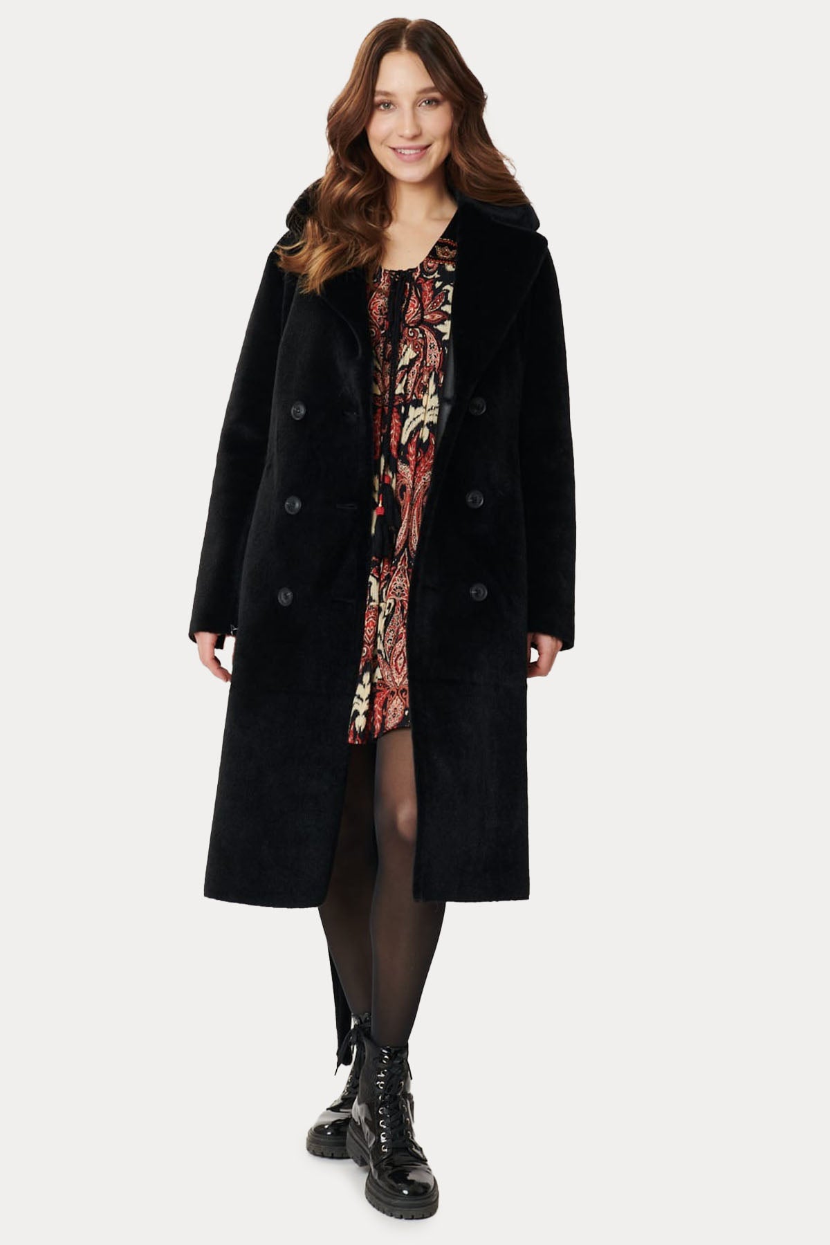 Rene Derhy Caroline Çift Taraflı Kruvaze Manto-Libas Trendy Fashion Store