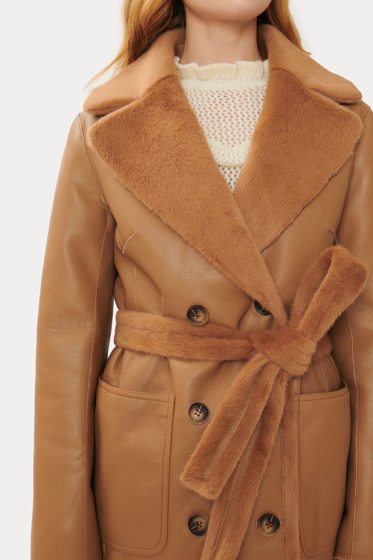 Rene Derhy Caroline Çift Taraflı Kruvaze Manto-Libas Trendy Fashion Store