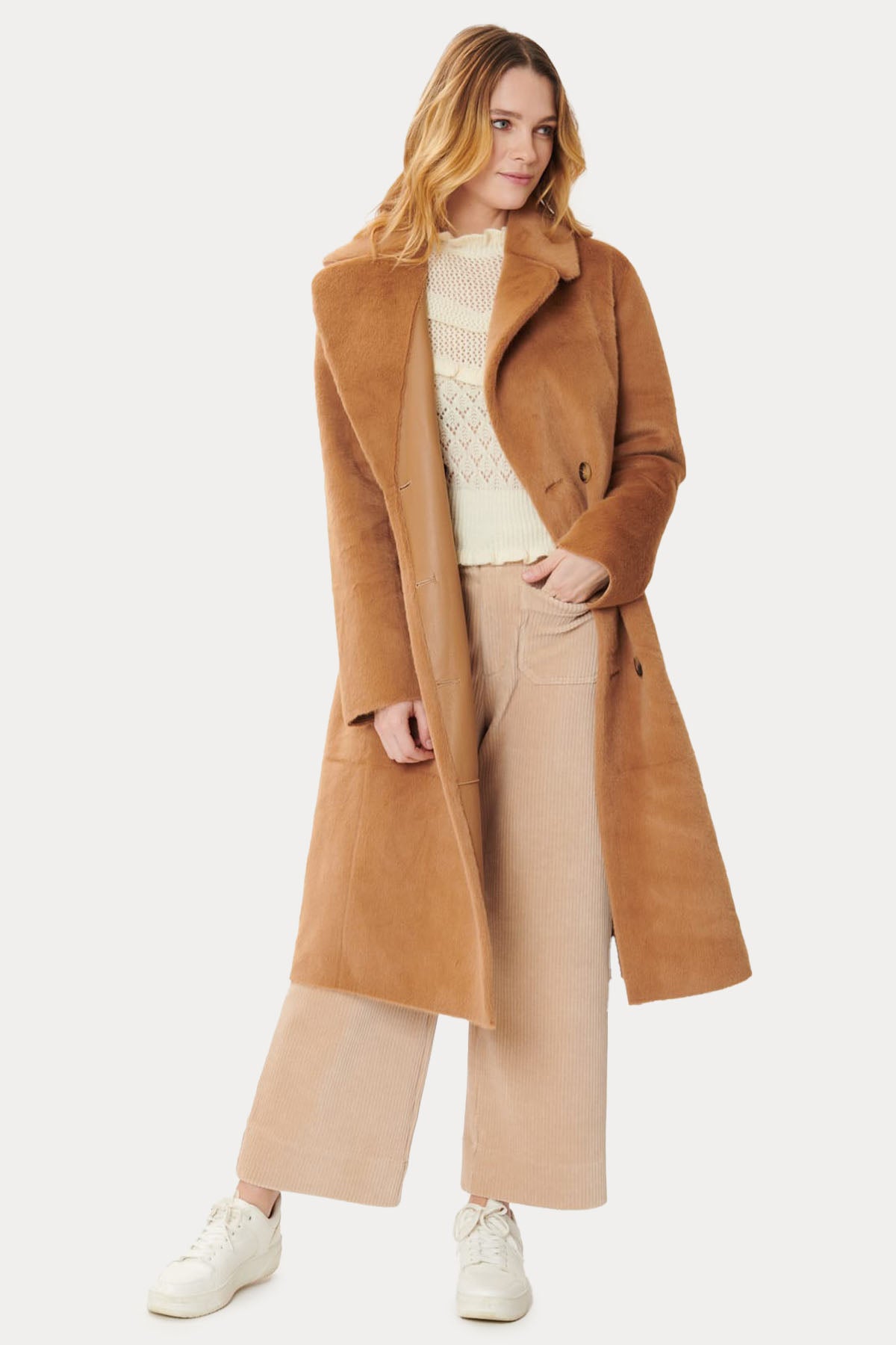 Rene Derhy Caroline Çift Taraflı Kruvaze Manto-Libas Trendy Fashion Store