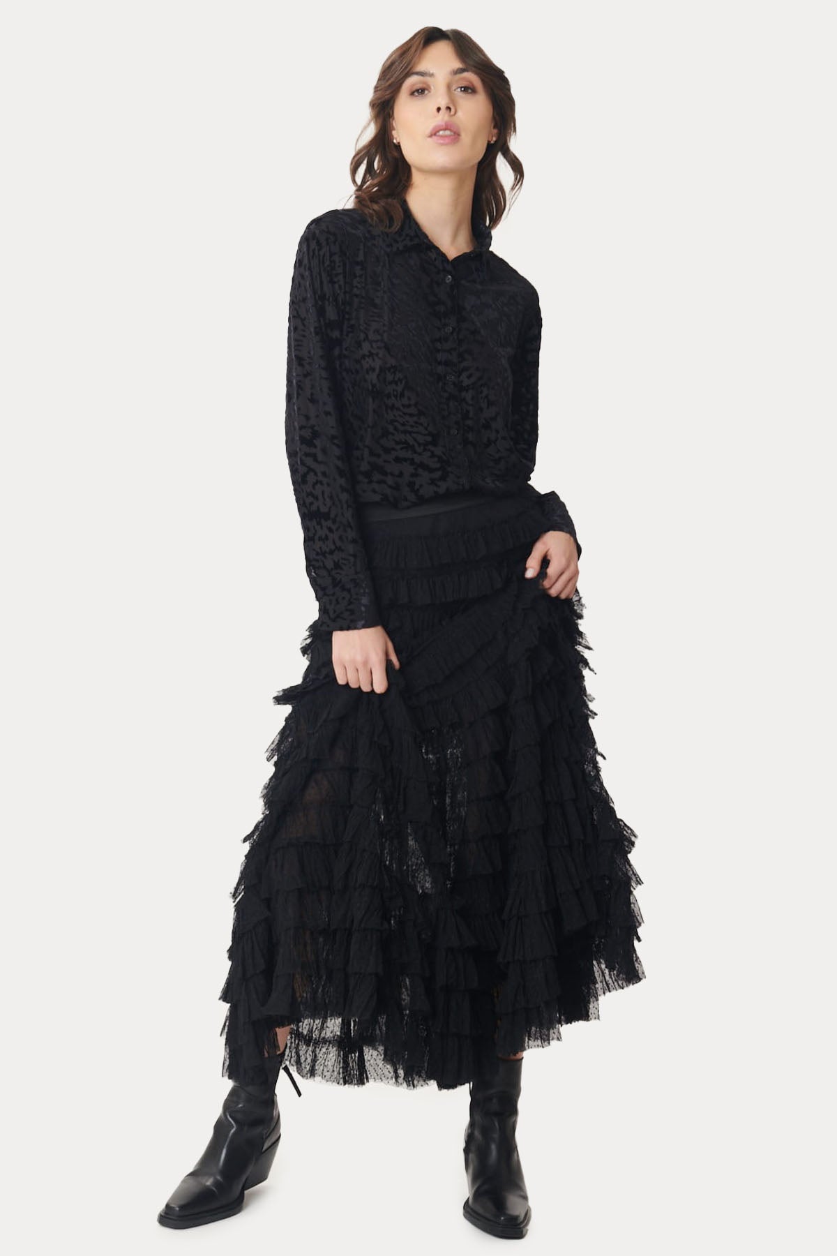 Rene Derhy Maiwen Desenli Gömlek-Libas Trendy Fashion Store