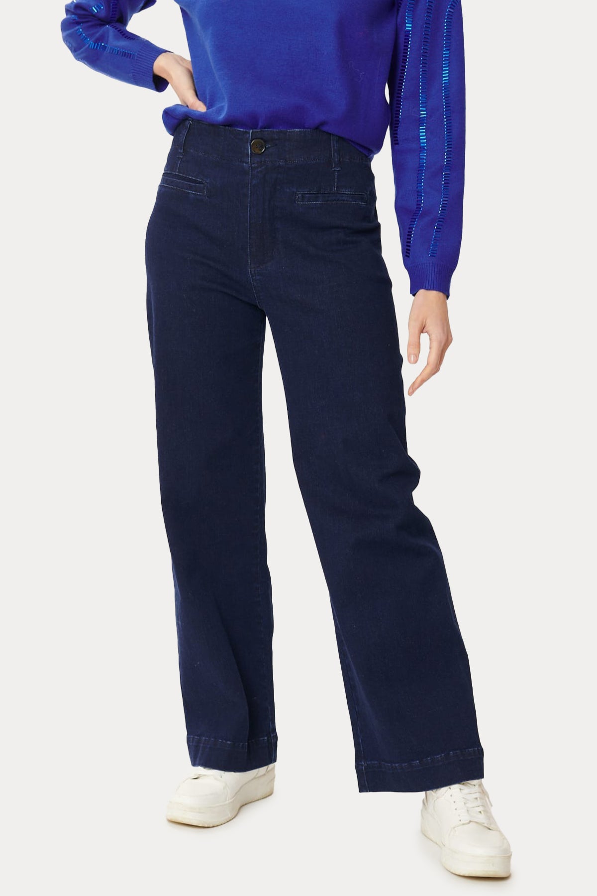 Rene Derhy Naty Yüksek Bel Denim Pantolon-Libas Trendy Fashion Store