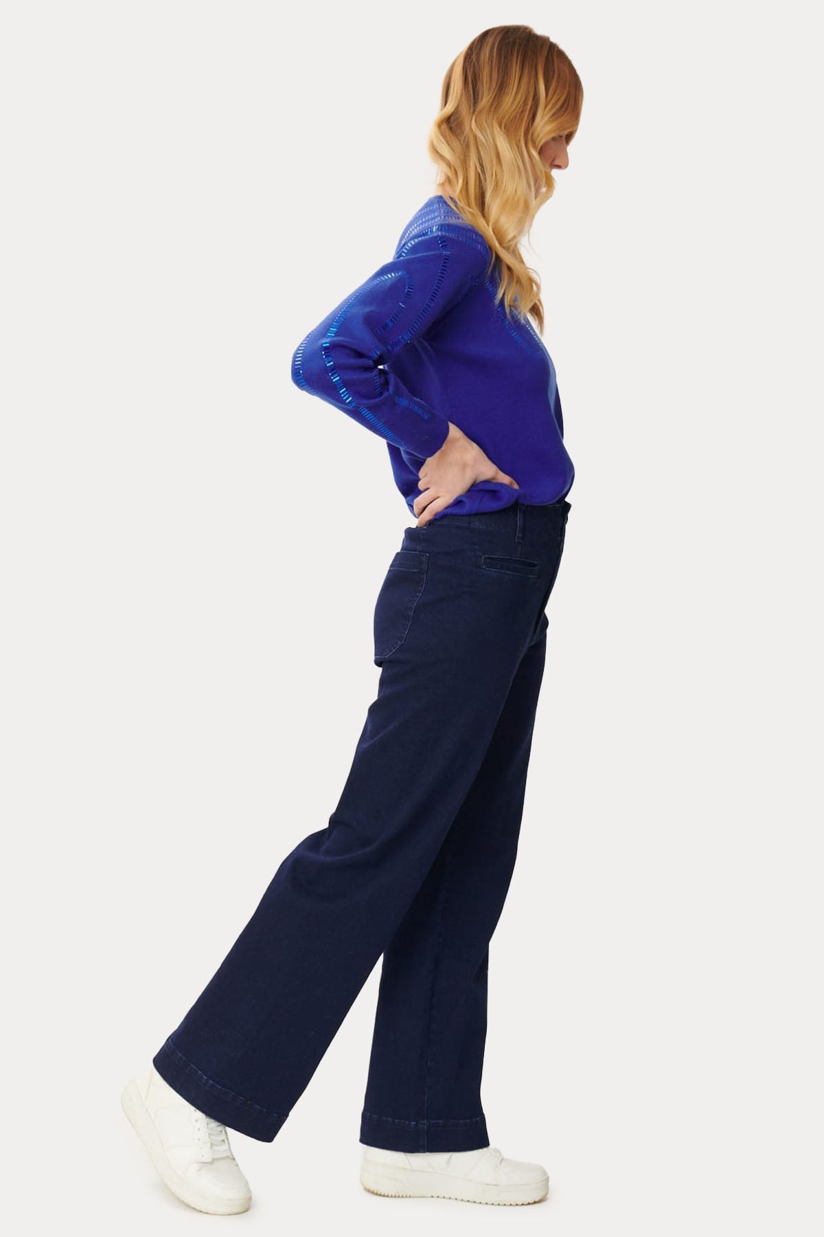 Rene Derhy Naty Yüksek Bel Denim Pantolon-Libas Trendy Fashion Store