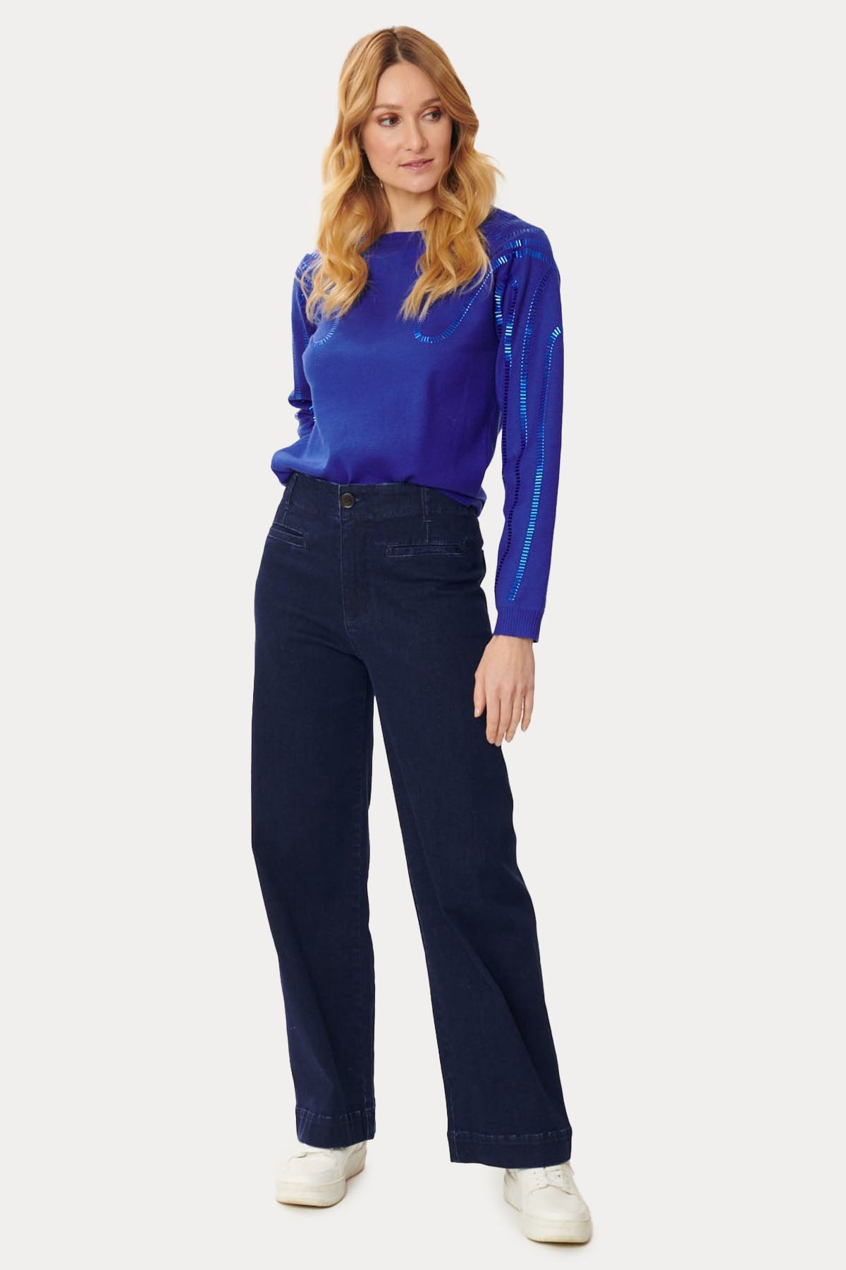 Rene Derhy Naty Yüksek Bel Denim Pantolon-Libas Trendy Fashion Store