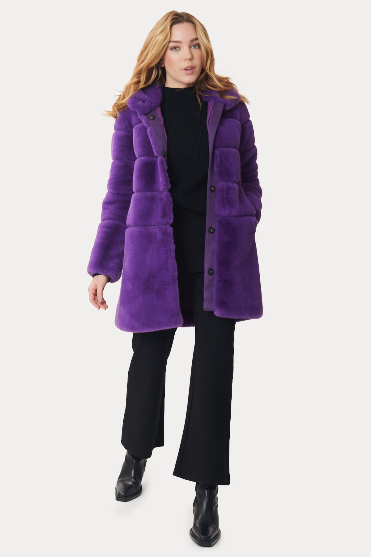 Rene Derhy Carlotta Peluş Manto-Libas Trendy Fashion Store