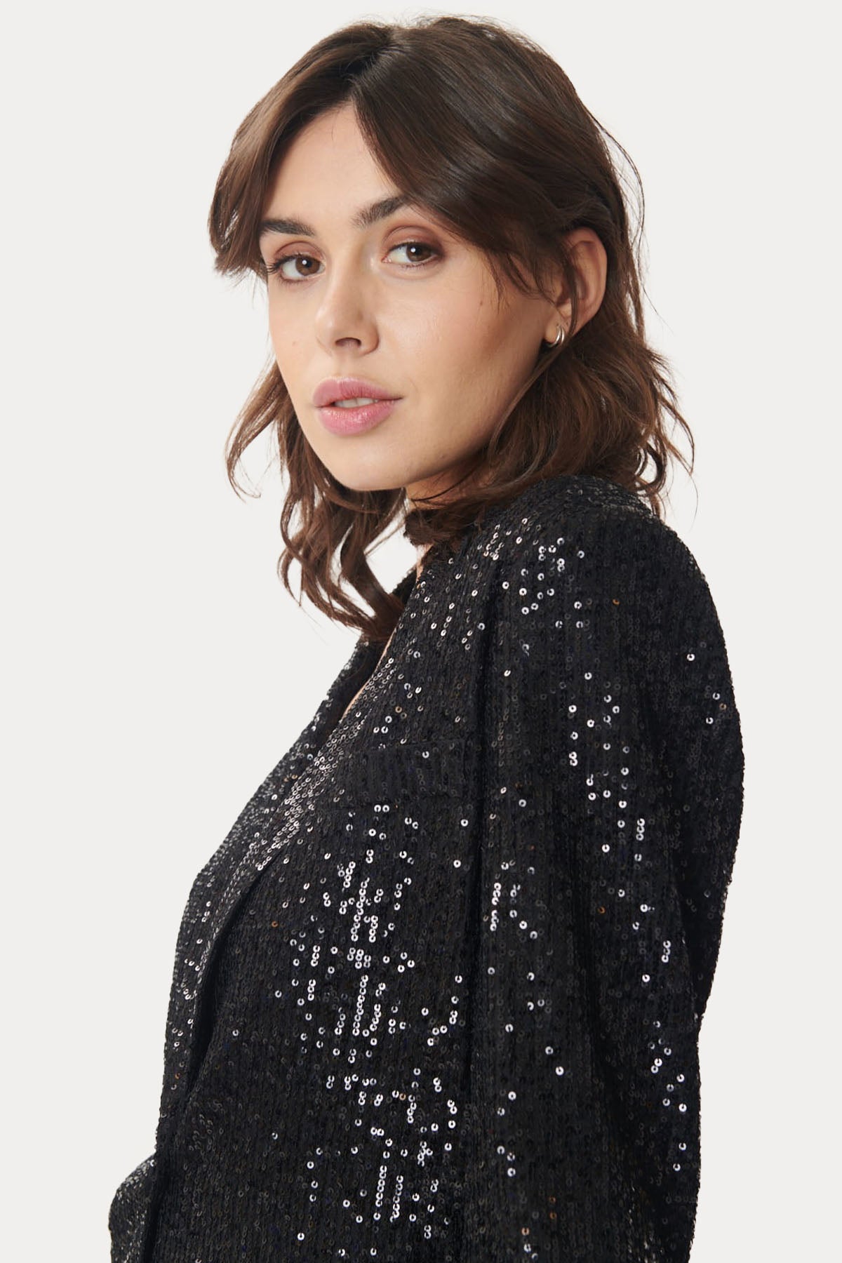 Rene Derhy Charity Payetli Blazer Ceket-Libas Trendy Fashion Store