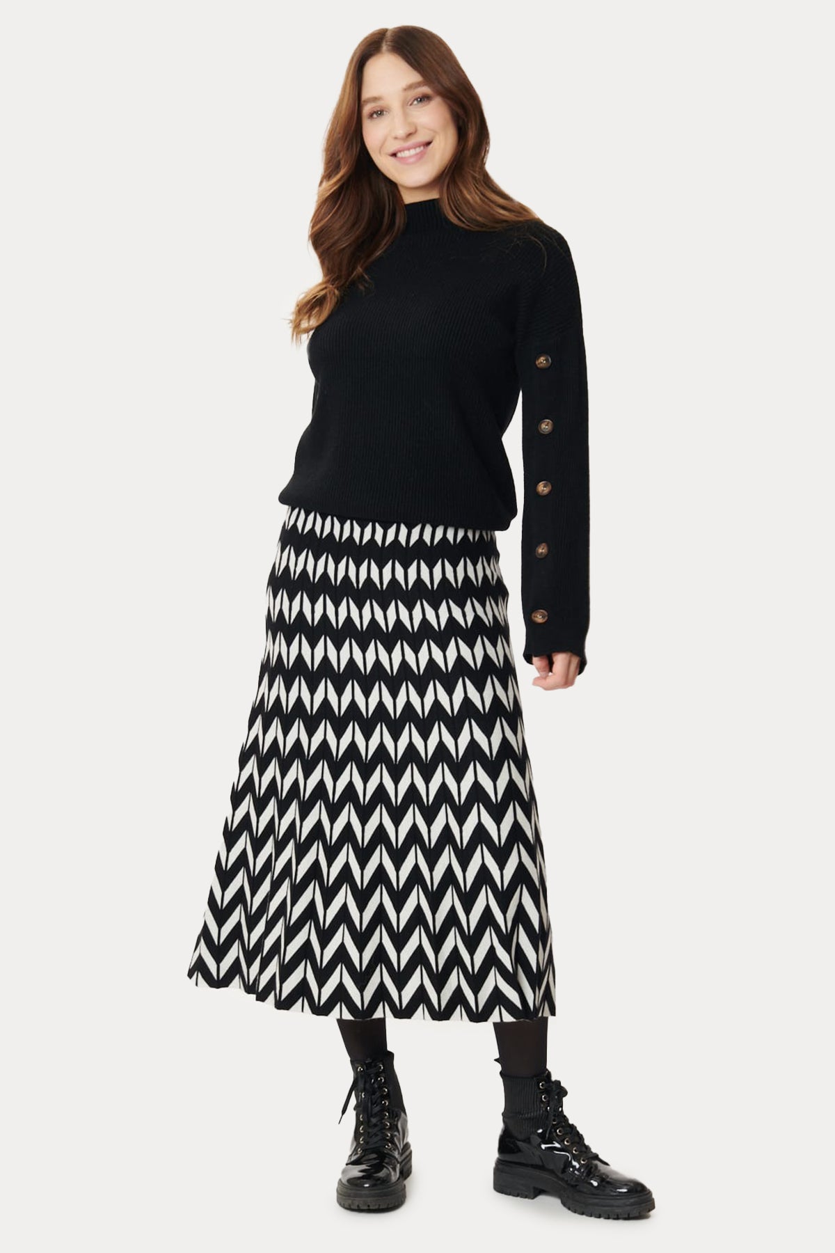 Rene Derhy Edmee Örgü Midi Etek-Libas Trendy Fashion Store