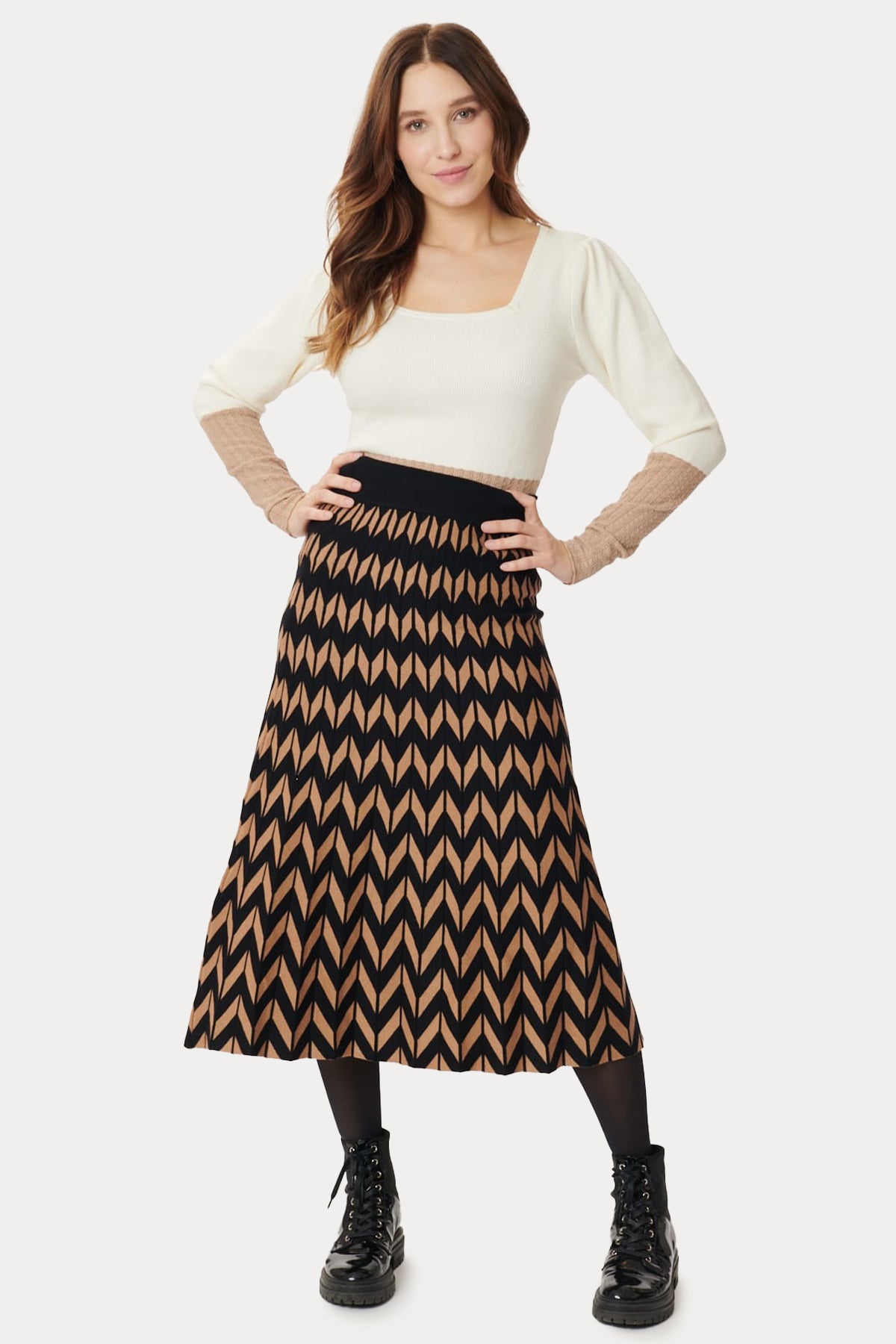 Rene Derhy Edmee Örgü Midi Etek-Libas Trendy Fashion Store