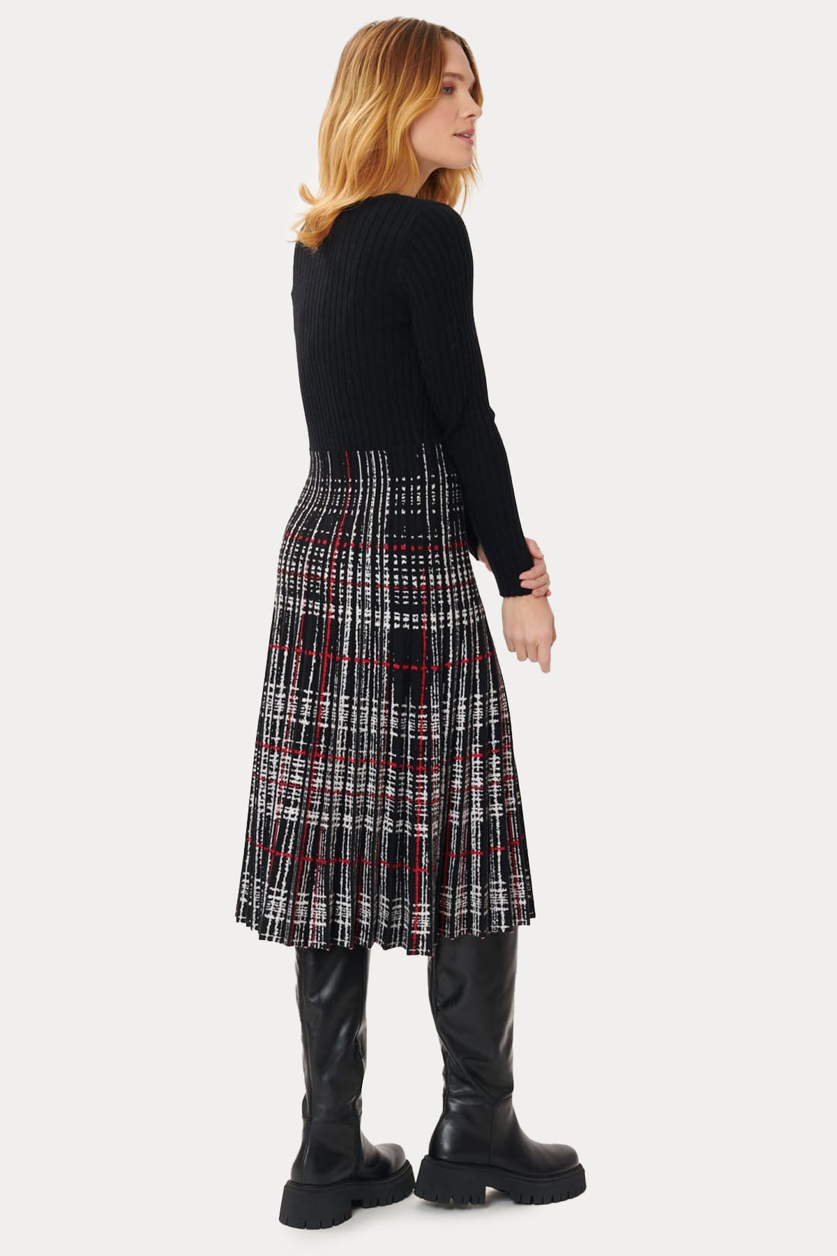 Rene Derhy Georgia Midi Piliseli Elbise-Libas Trendy Fashion Store