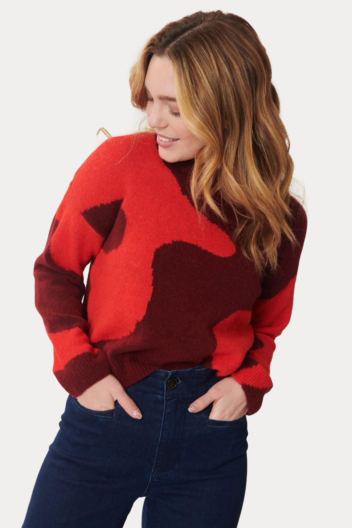 Rene Derhy Jaimie Yuvarlak Yaka Örgü Triko-Libas Trendy Fashion Store