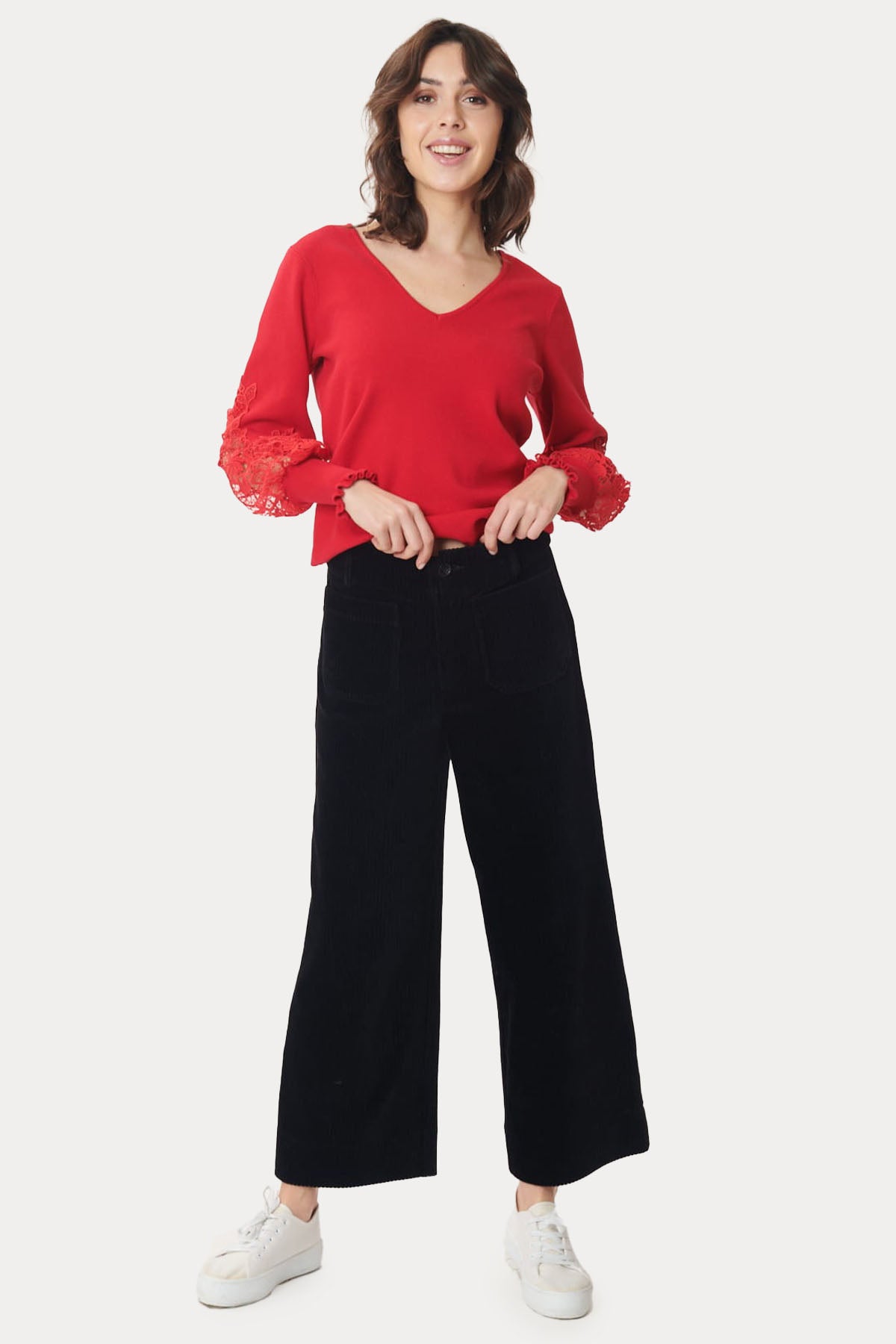 Rene Derhy Nanouk Fitilli Kadife Pantolon-Libas Trendy Fashion Store