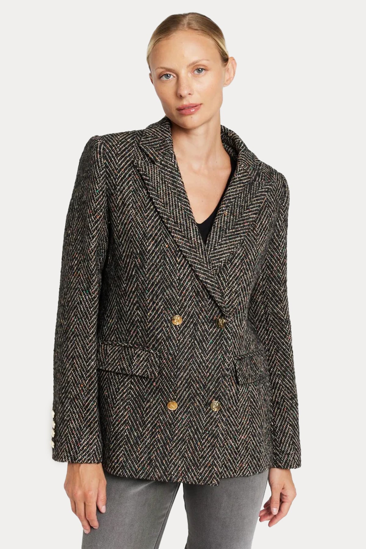 Berenice Vahianaw Demonte Kapüşonlu İç Parçalı Kruvaze Kaban-Libas Trendy Fashion Store