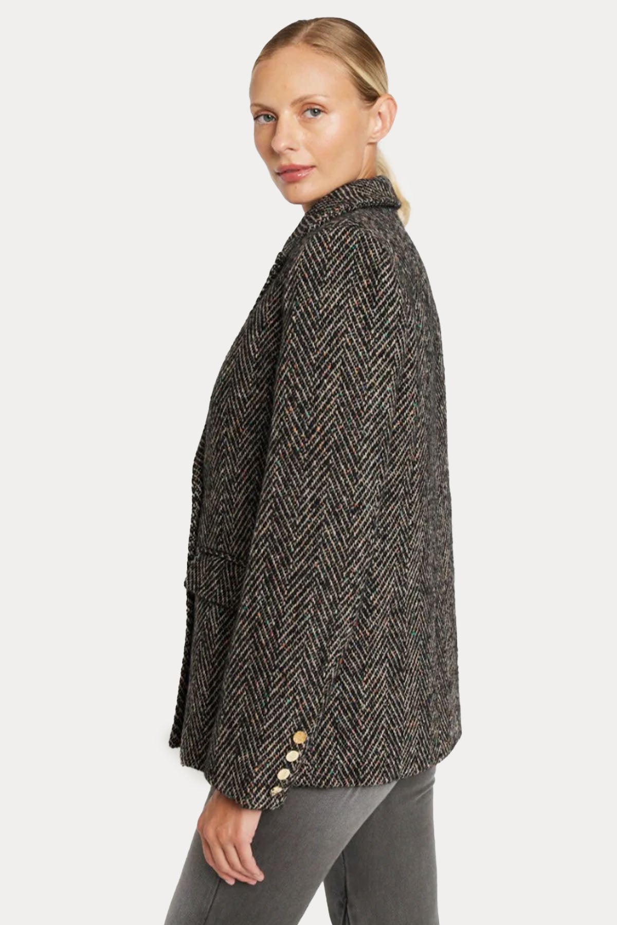 Berenice Vahianaw Demonte Kapüşonlu İç Parçalı Kruvaze Kaban-Libas Trendy Fashion Store