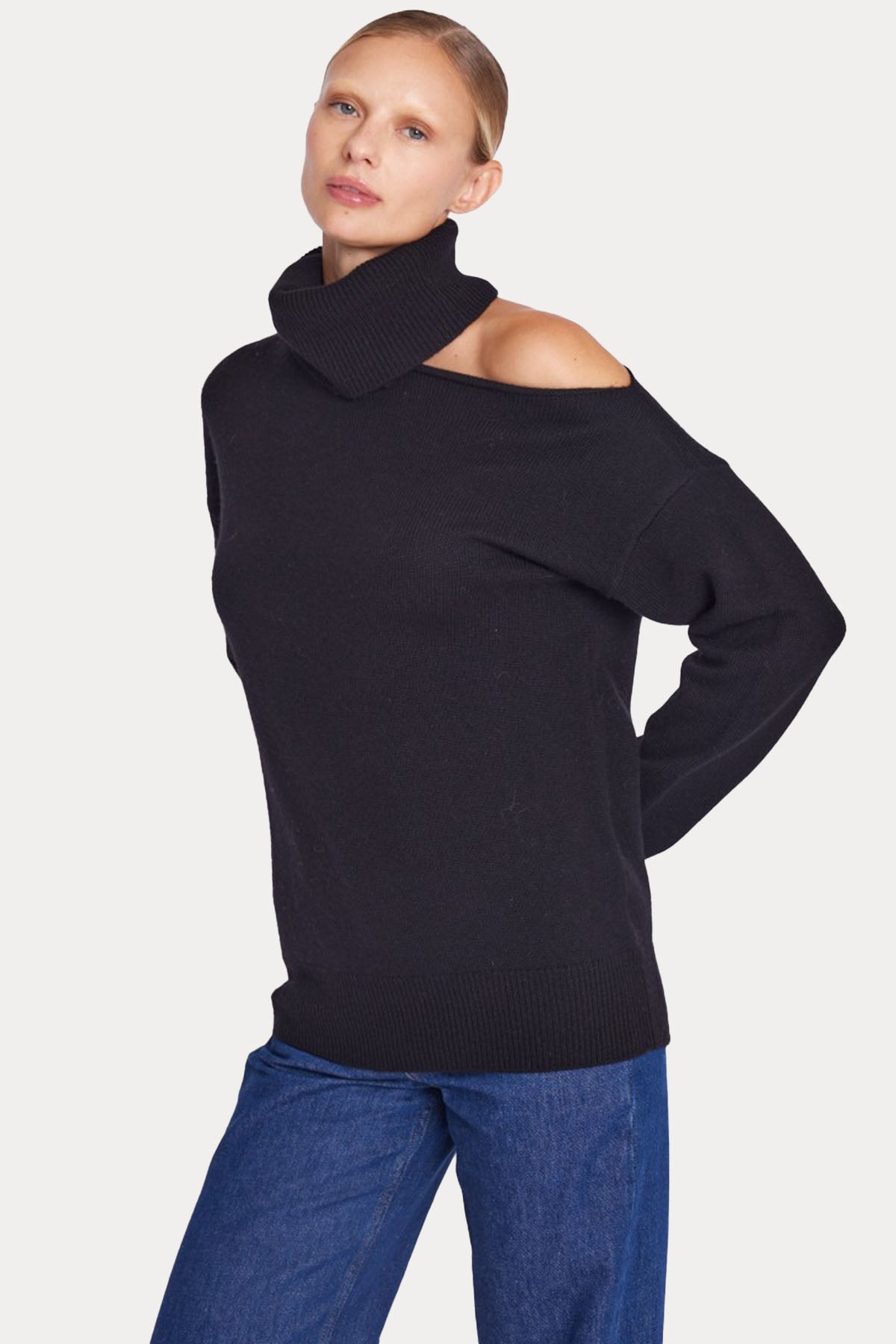 Berenice Adina Balıkçı Yaka Kaşmirli Örgü Yün Triko-Libas Trendy Fashion Store
