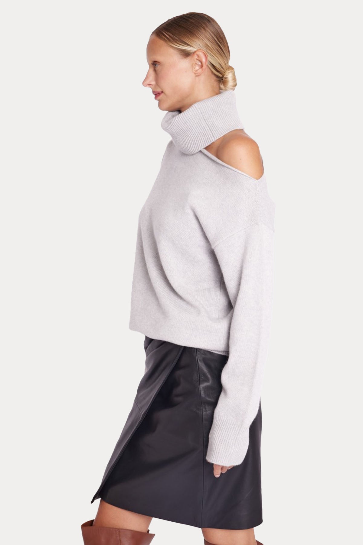 Berenice Adina Balıkçı Yaka Kaşmirli Örgü Yün Triko-Libas Trendy Fashion Store