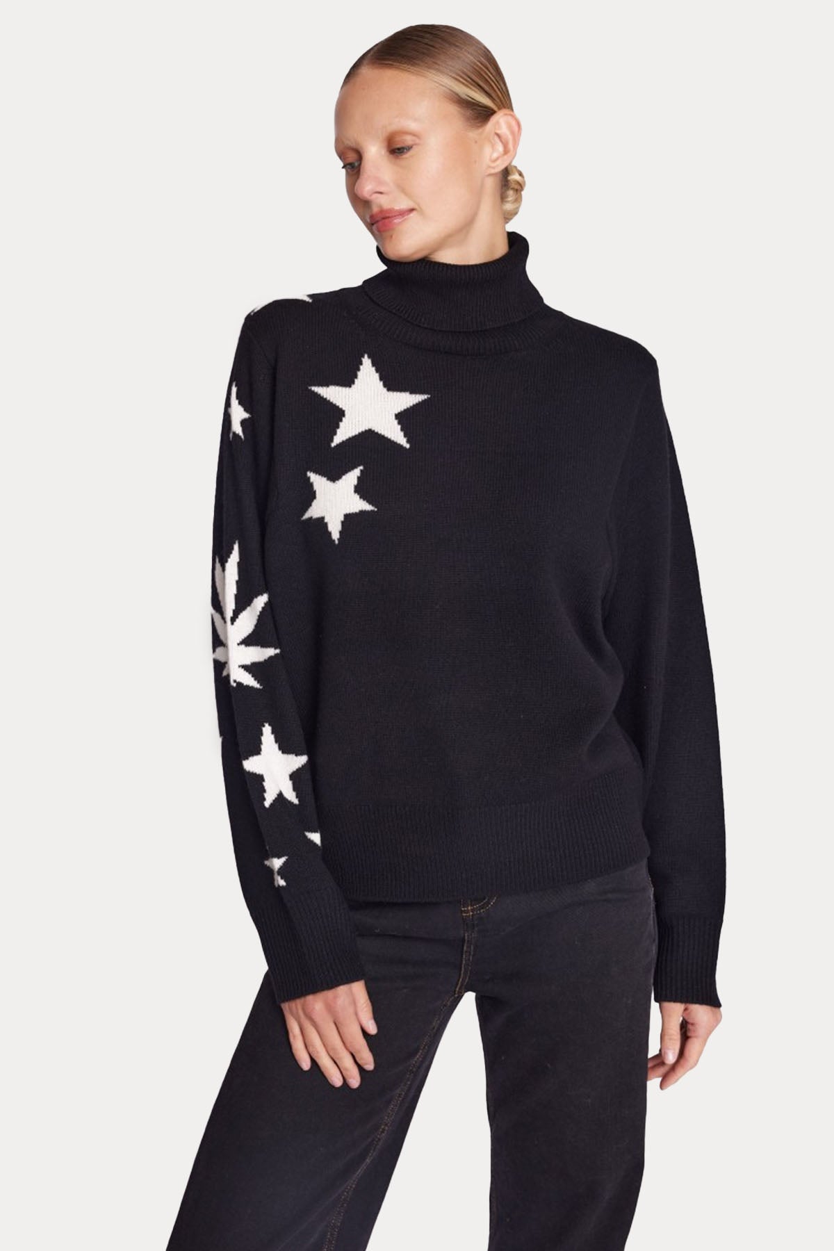 Berenice Axana Balıkçı Yaka Kaşmirli Örgü Yün Triko-Libas Trendy Fashion Store