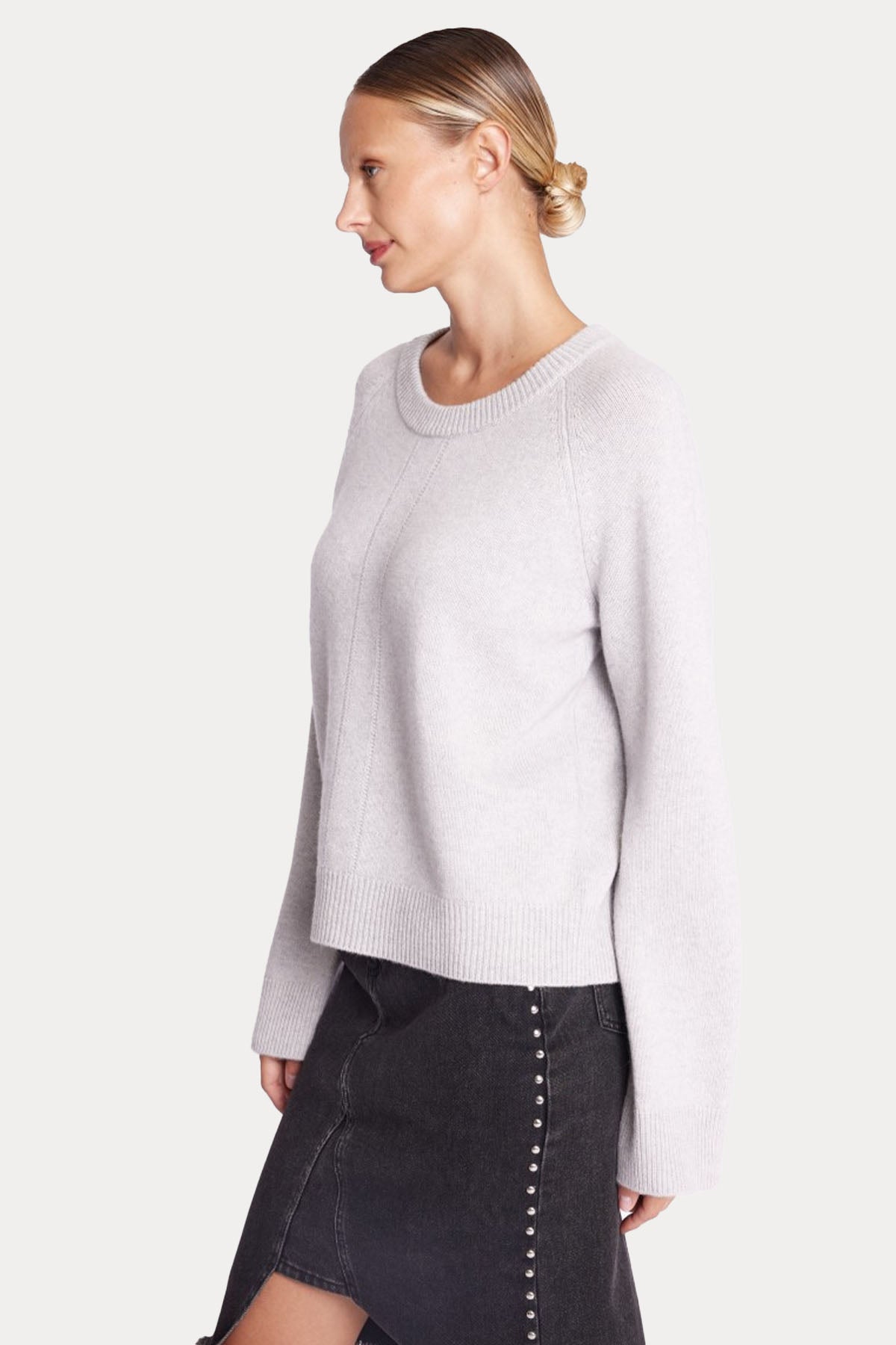 Berenice Alta Sırtta Kanat Desenli Kaşmirli Örgü Yün Triko-Libas Trendy Fashion Store