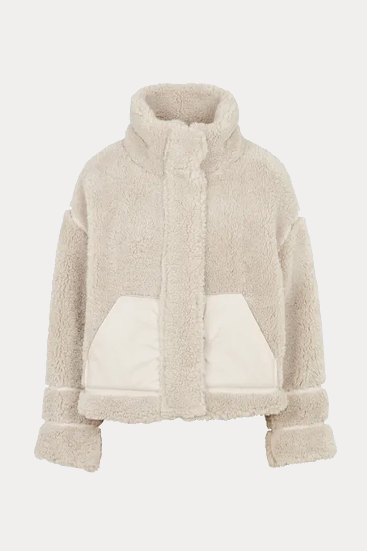 Berenice Maylan Dik Yaka Peluş Mont-Libas Trendy Fashion Store