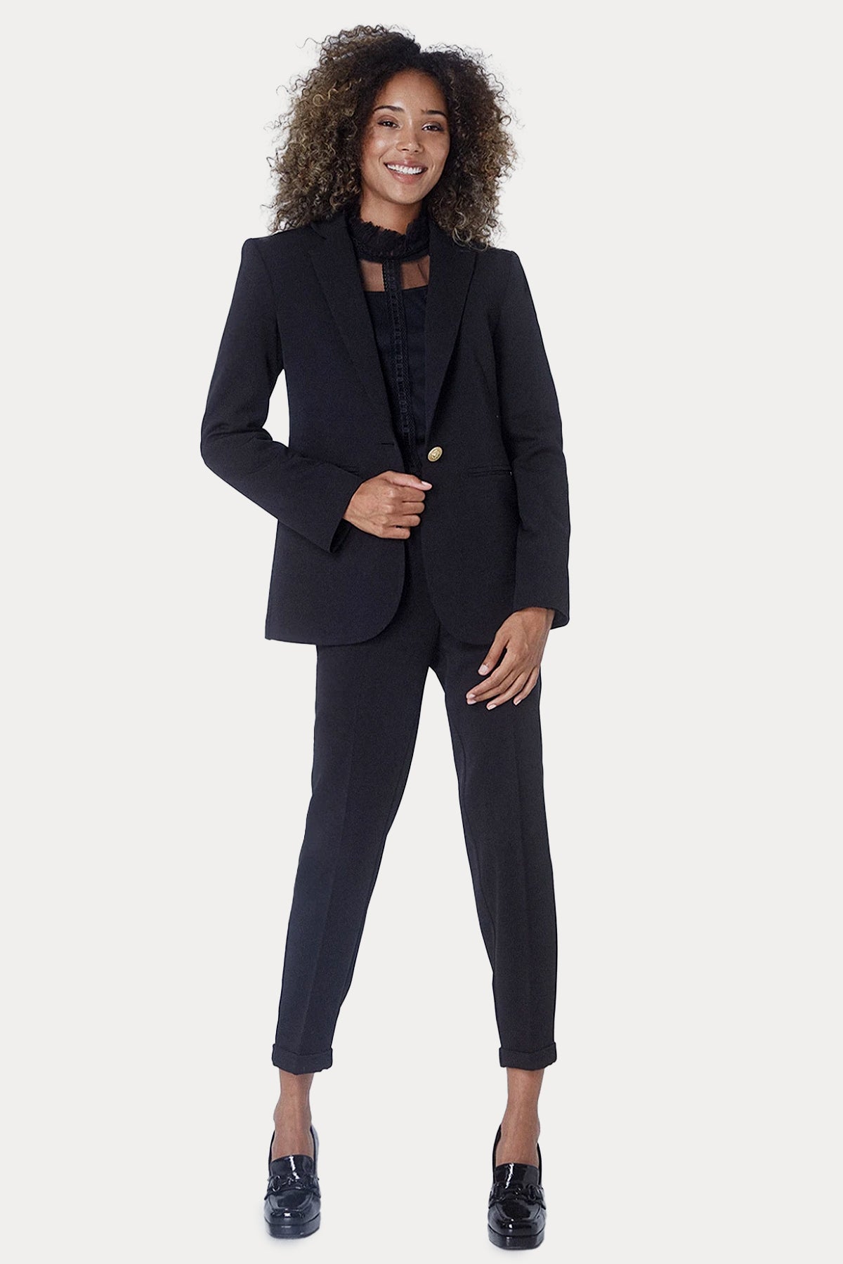 Bsb Crop Duble Paça Slim Fit Pantolon-Libas Trendy Fashion Store