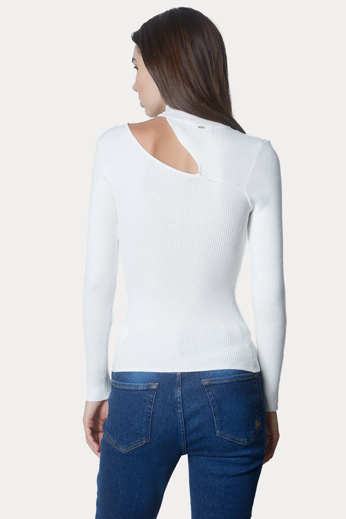 Bsb Dik Yaka Streç Triko-Libas Trendy Fashion Store