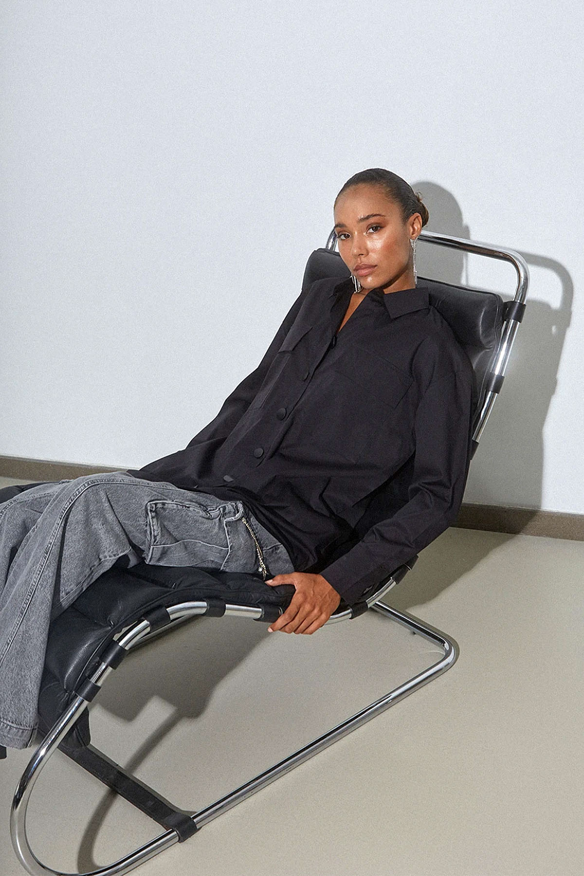 Bsb Geniş Kesim Cepli Gömlek-Libas Trendy Fashion Store