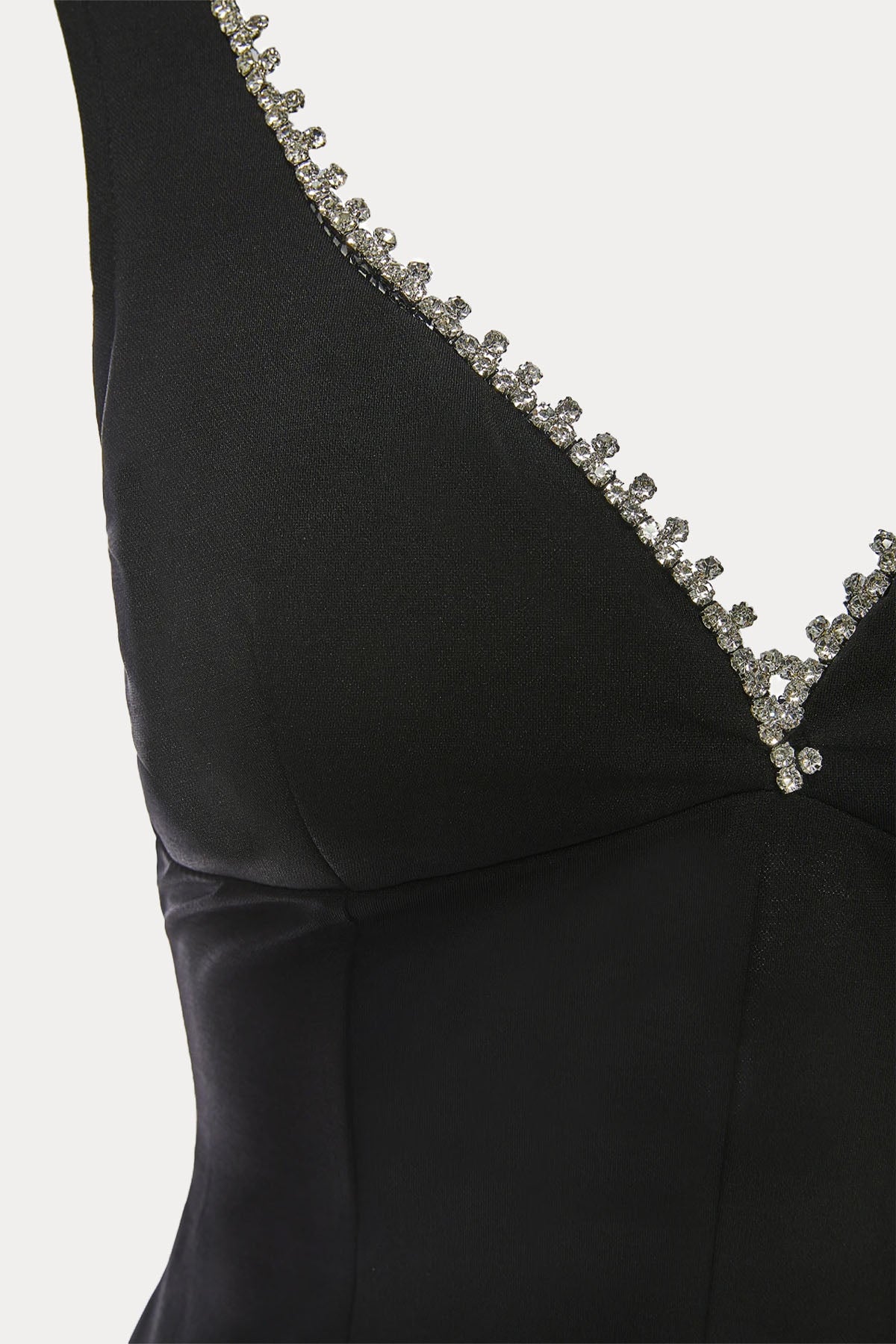 Bsb Parlak Taşlı Kalın Askılı Streç Tulum-Libas Trendy Fashion Store