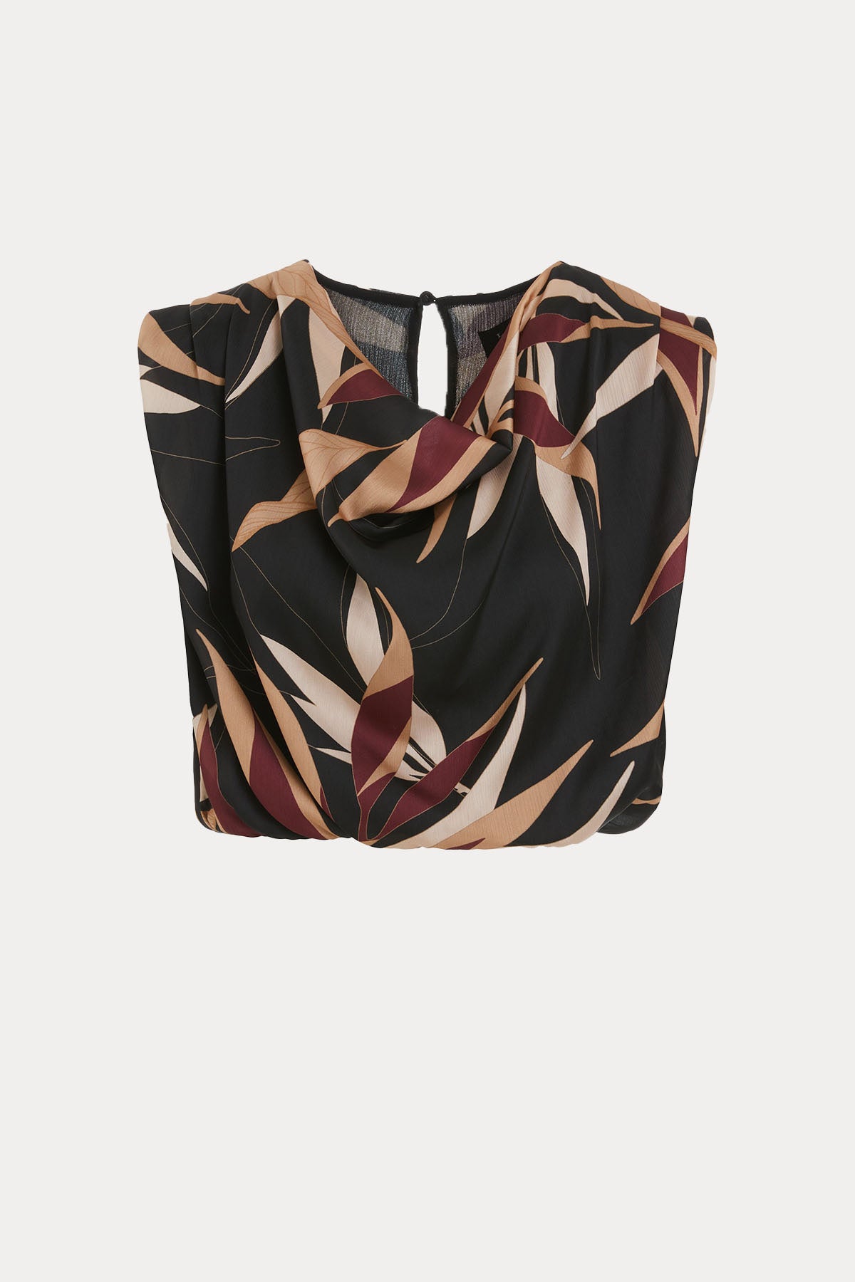 Lynne Regular Fit Desenli Crop Bluz-Libas Trendy Fashion Store