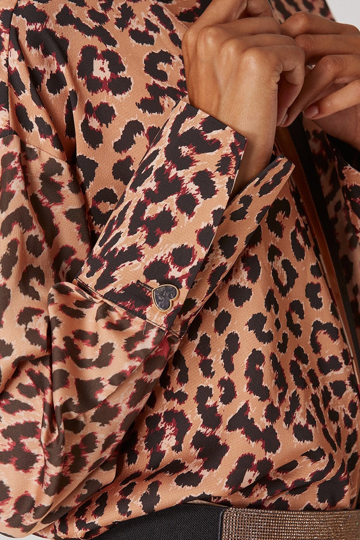 Lynne Leopar Desenli Gömlek-Libas Trendy Fashion Store