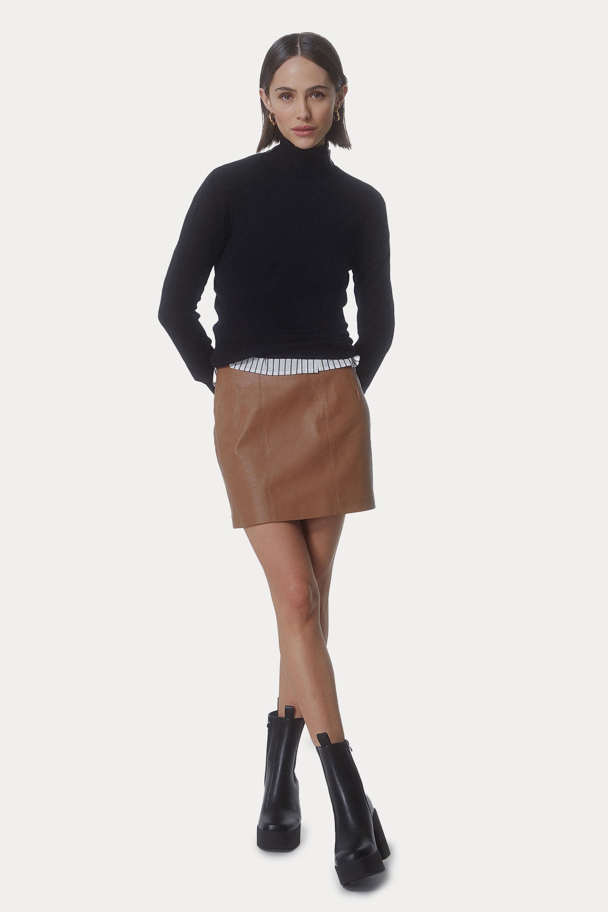 Bsb Mini Deri Etek-Libas Trendy Fashion Store