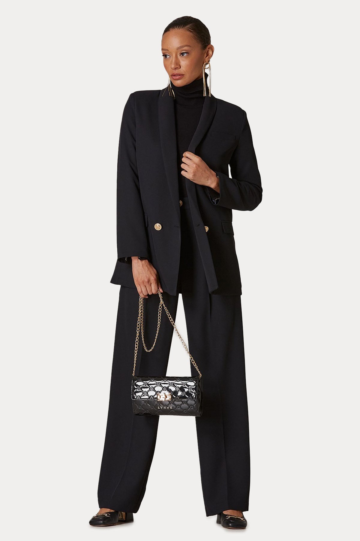 Lynne Geniş Kesim Kruvaze Blazer Ceket-Libas Trendy Fashion Store