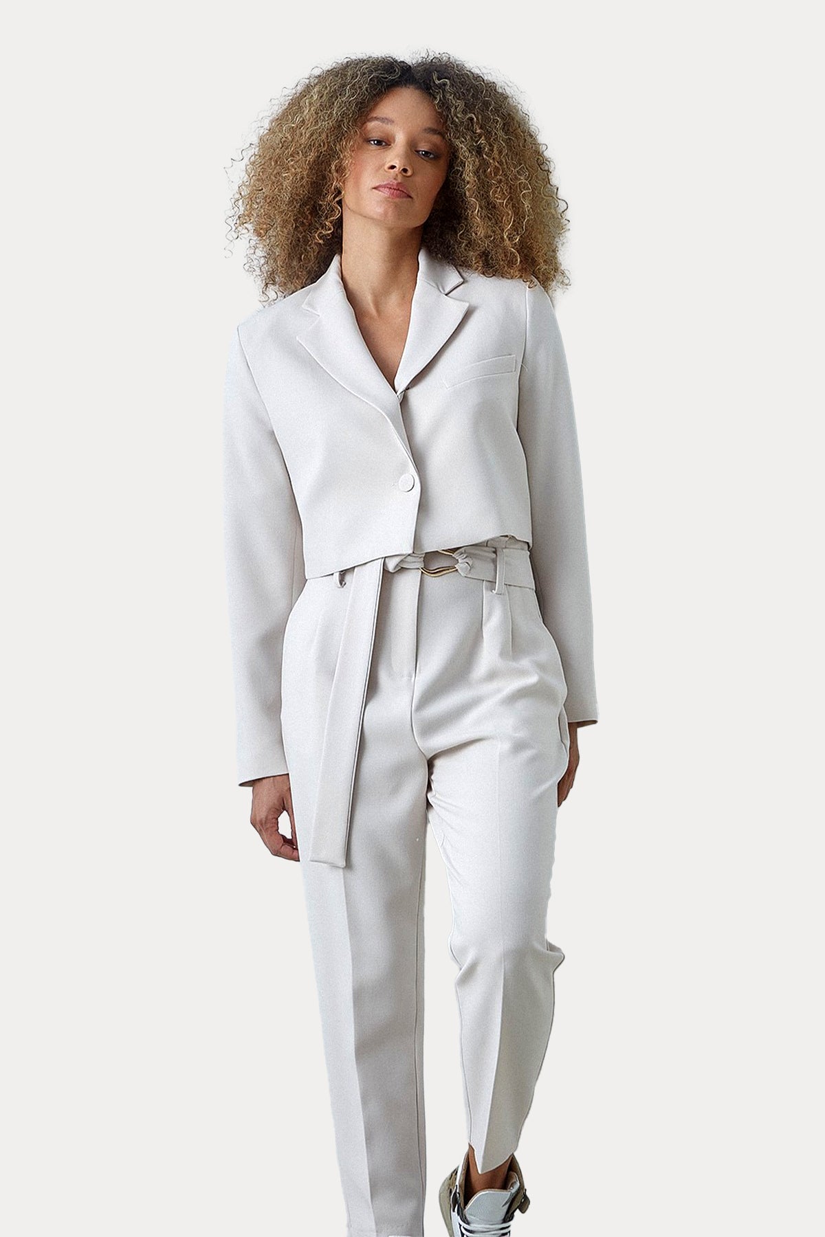 Bsb Yüksek Bel Kemerli Yandan Cepli Pantolon-Libas Trendy Fashion Store