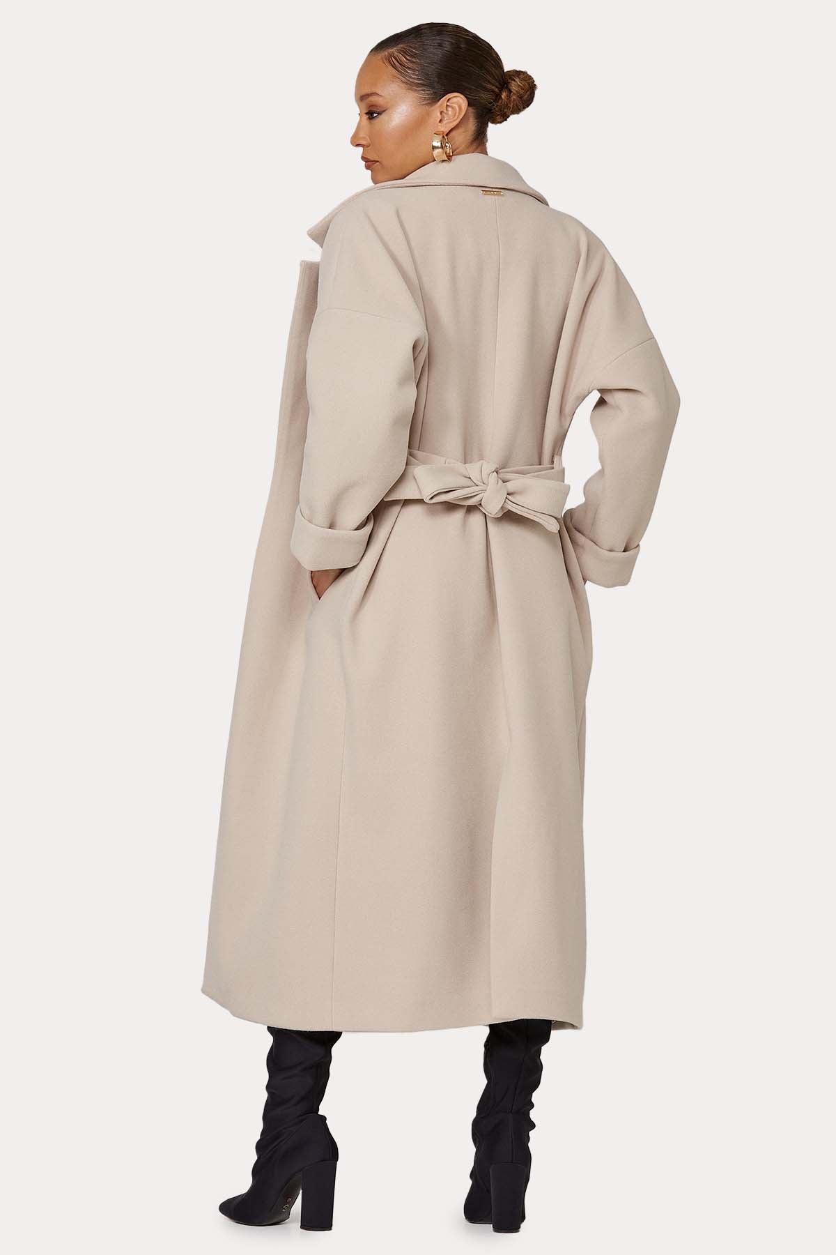 Lynne Kuşaklı Kaban-Libas Trendy Fashion Store