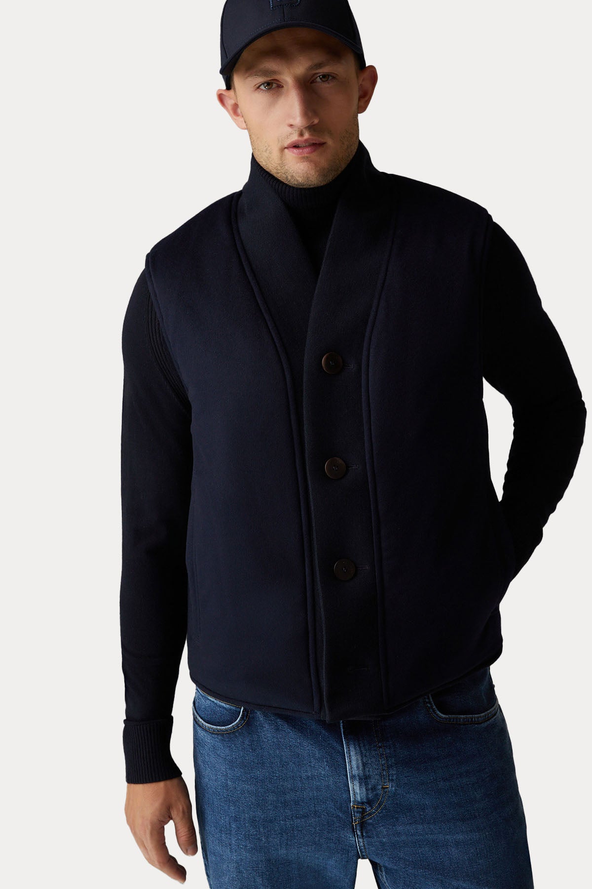 Bogner Claude Dolgulu Kaşmir Yelek-Libas Trendy Fashion Store