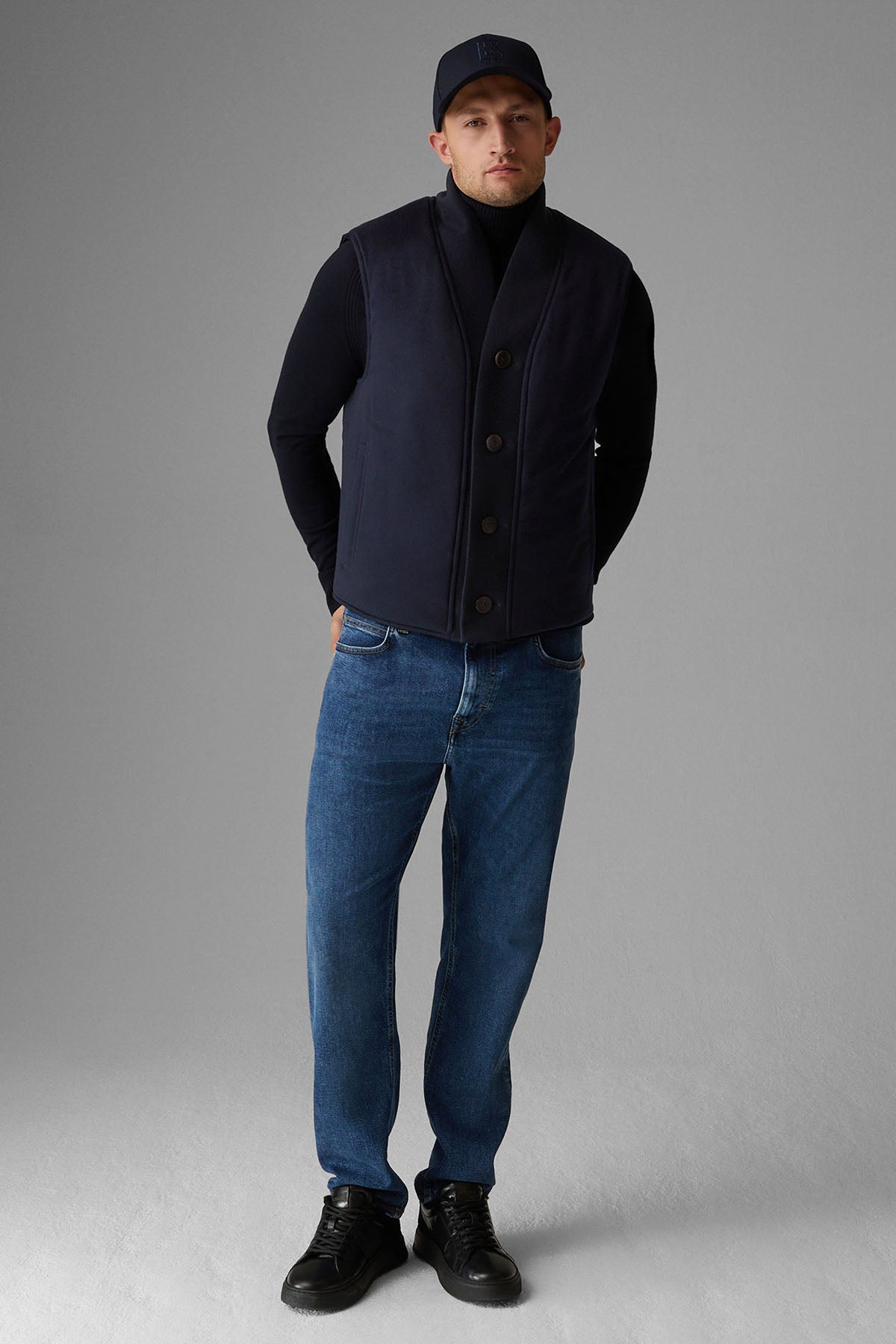 Bogner Claude Dolgulu Kaşmir Yelek-Libas Trendy Fashion Store