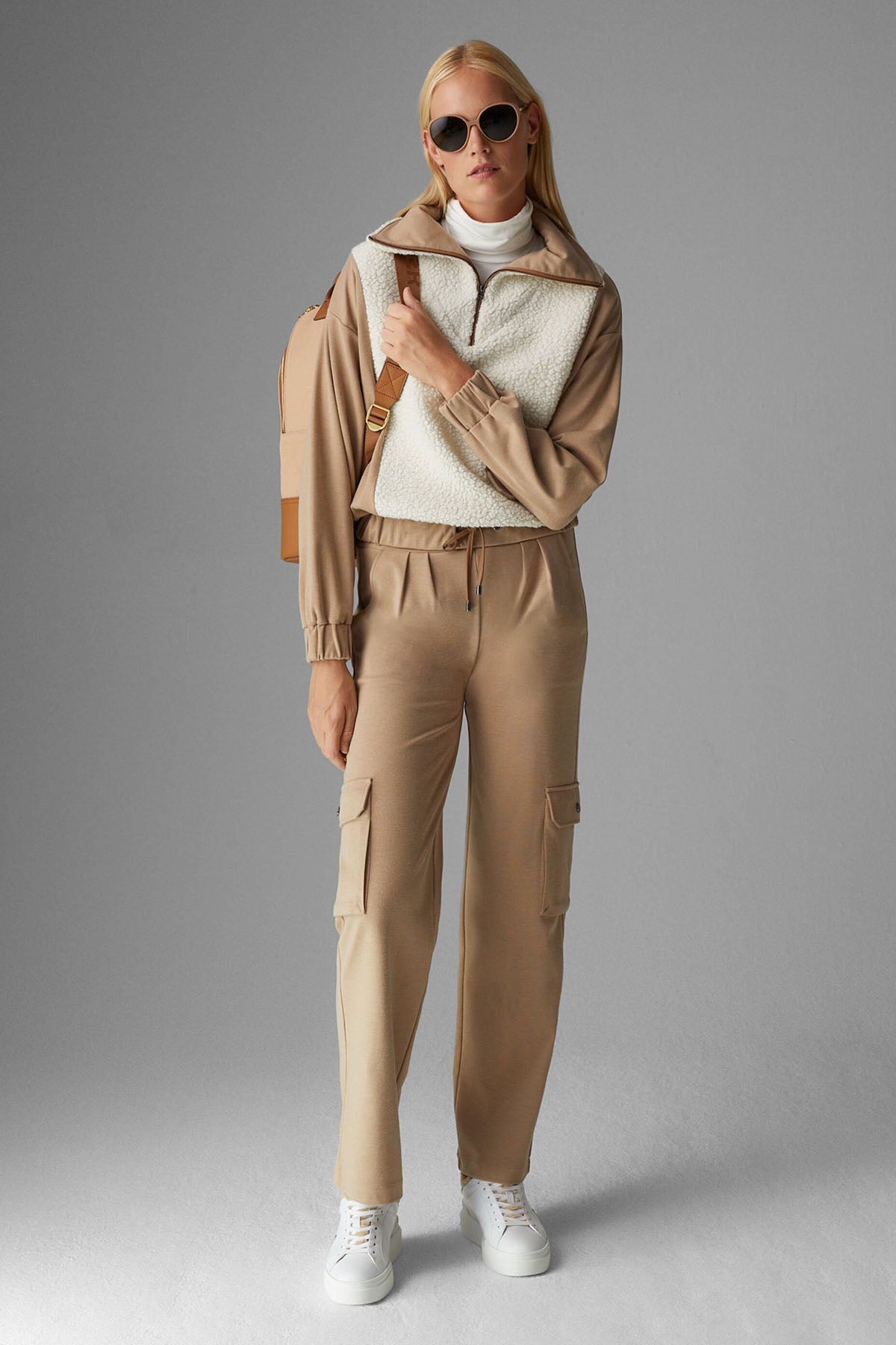 Bogner Tamina Polar Detaylı Dik Yaka Sweatshirt-Libas Trendy Fashion Store