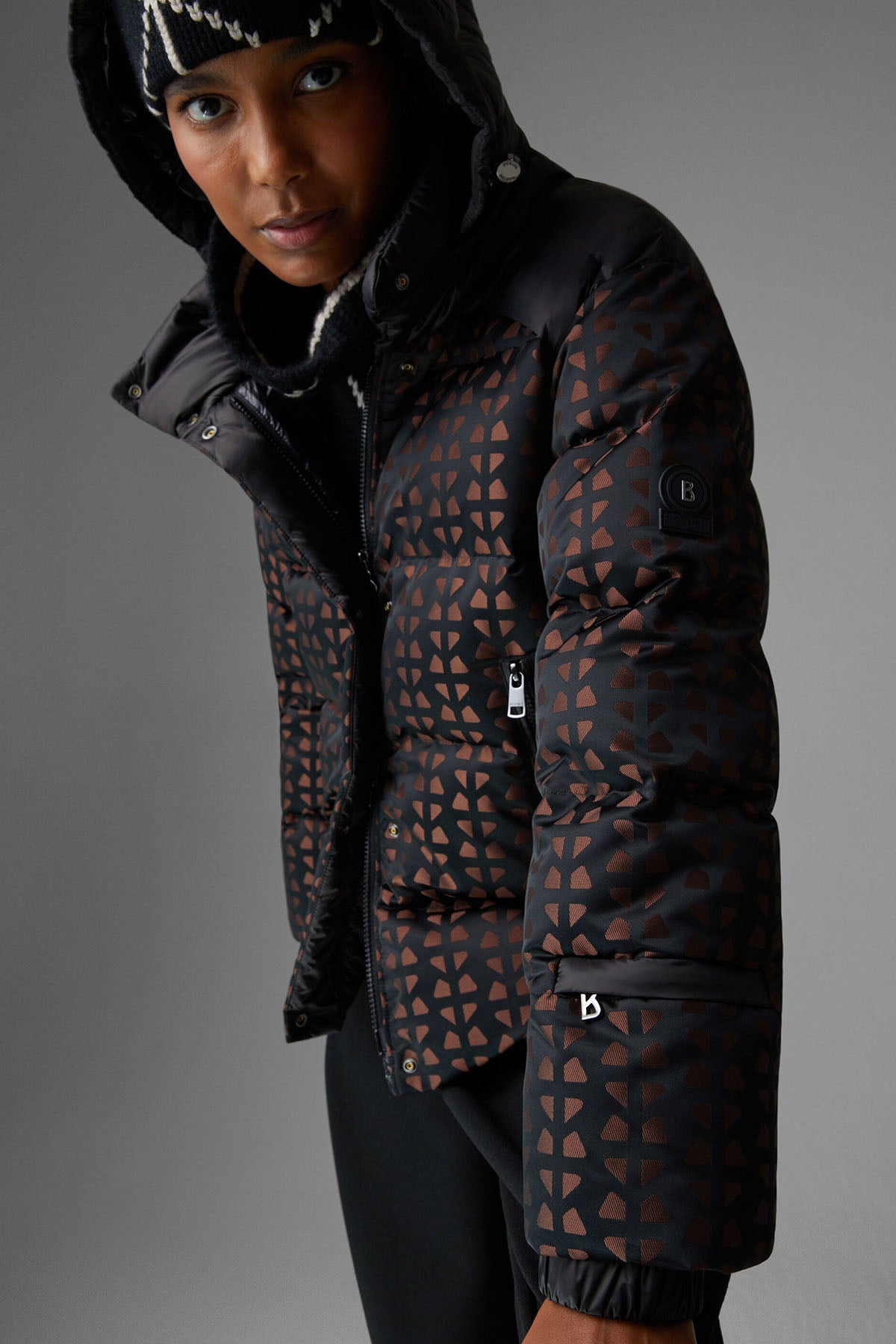 Bogner Eve Kapüşonlu Puffer Mont-Libas Trendy Fashion Store