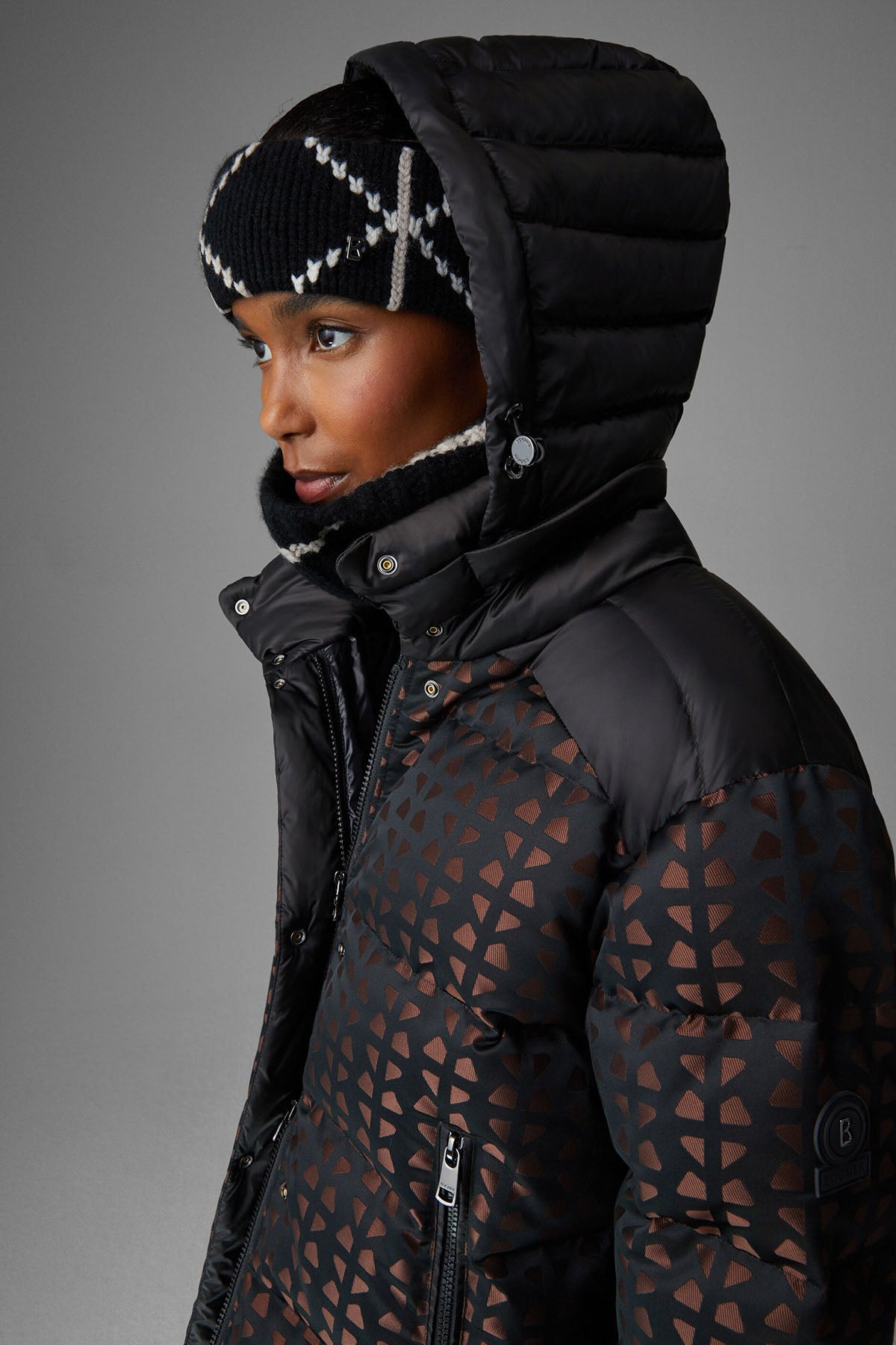 Bogner Eve Kapüşonlu Puffer Mont-Libas Trendy Fashion Store