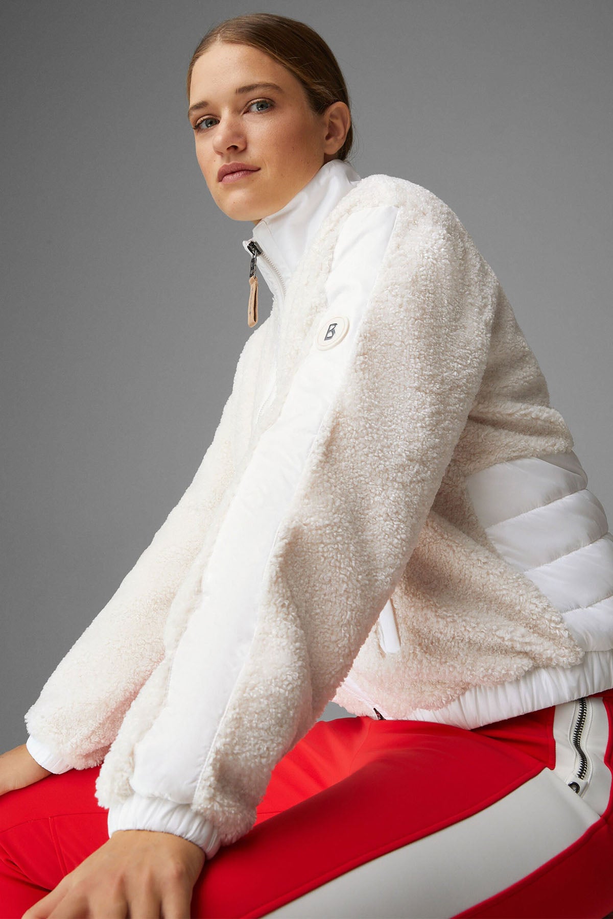 Bogner Emylia Dik Yaka Polar Ceket-Libas Trendy Fashion Store