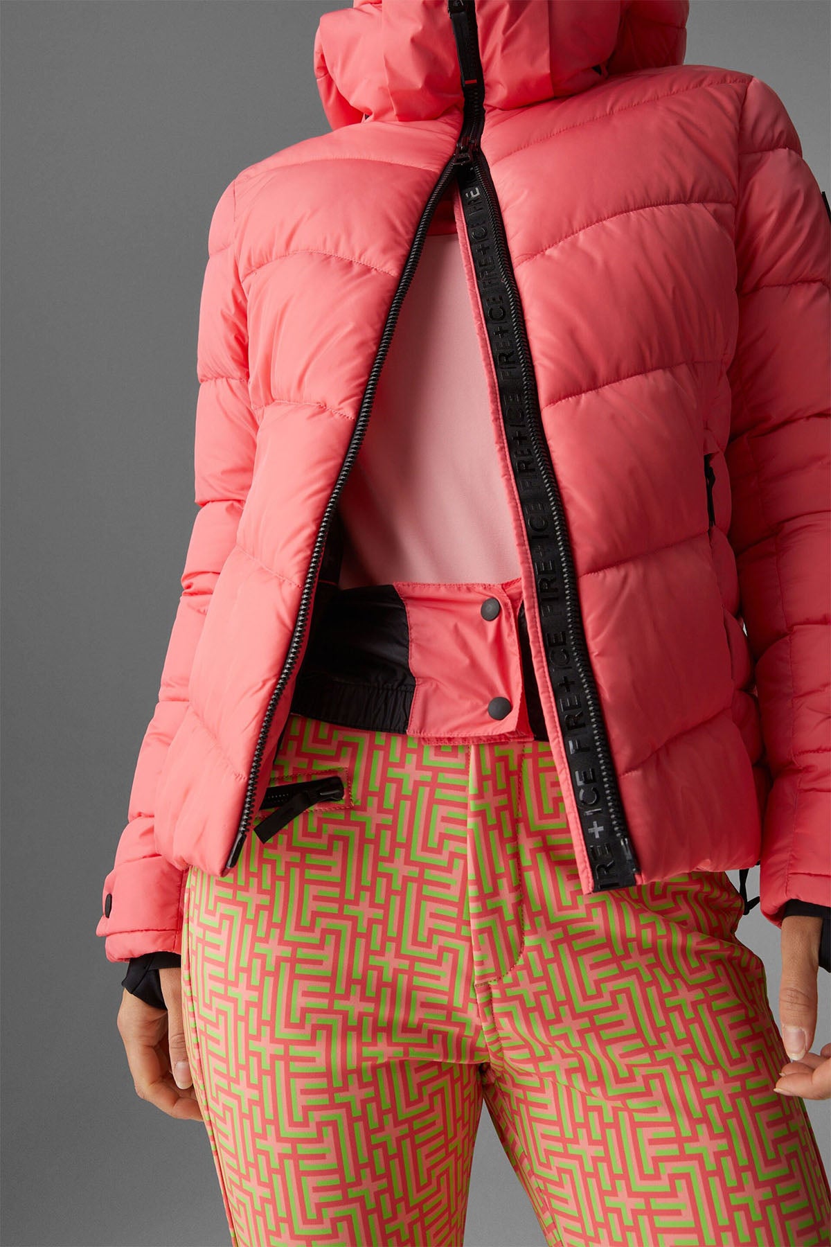 Bogner Saelly Fire Ice Kapüşonlu Kayak Montu-Libas Trendy Fashion Store