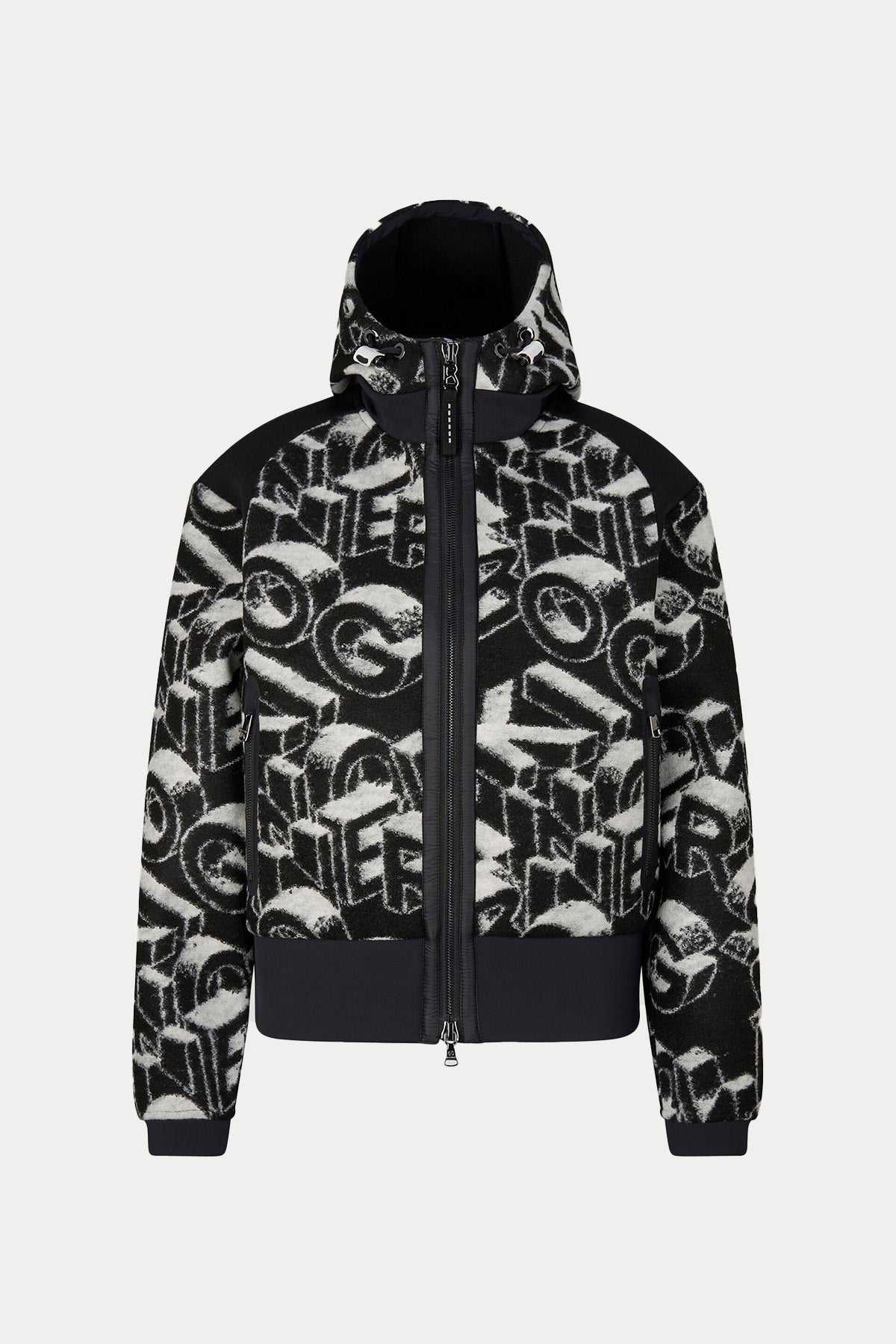 Bogner Aniela Logolu Kapüşonlu Yün Ceket-Libas Trendy Fashion Store