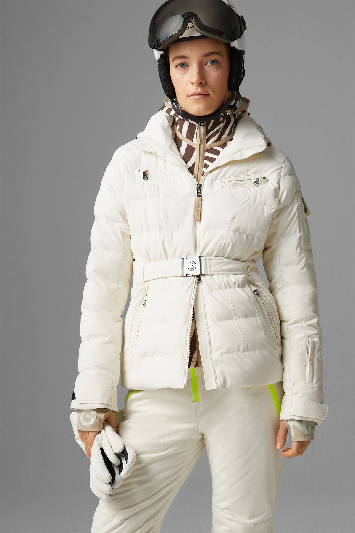 Bogner Ellya Kapüşonlu Kayak Montu-Libas Trendy Fashion Store